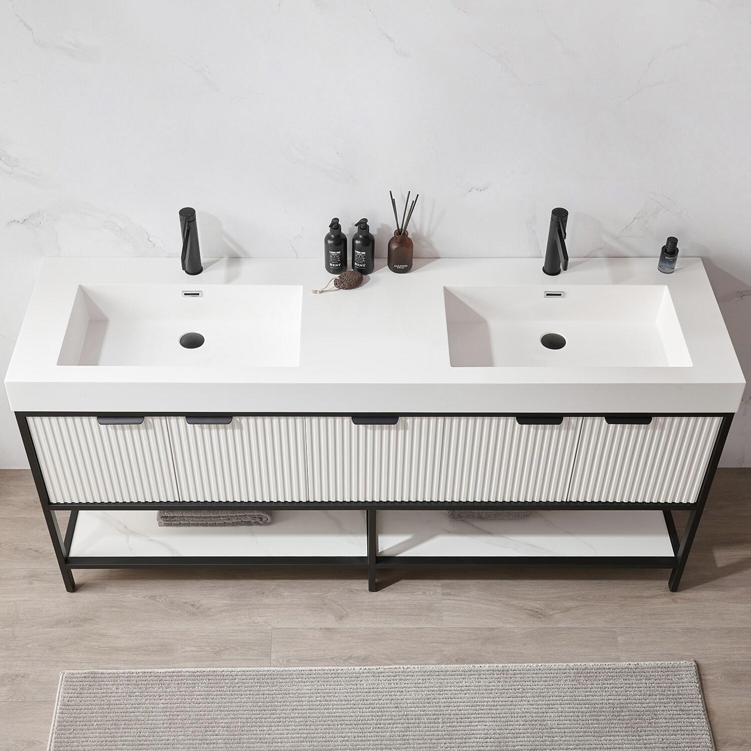 Vinnova 705272-WH-WH-NM Bath-Vanity-Combo - View #4