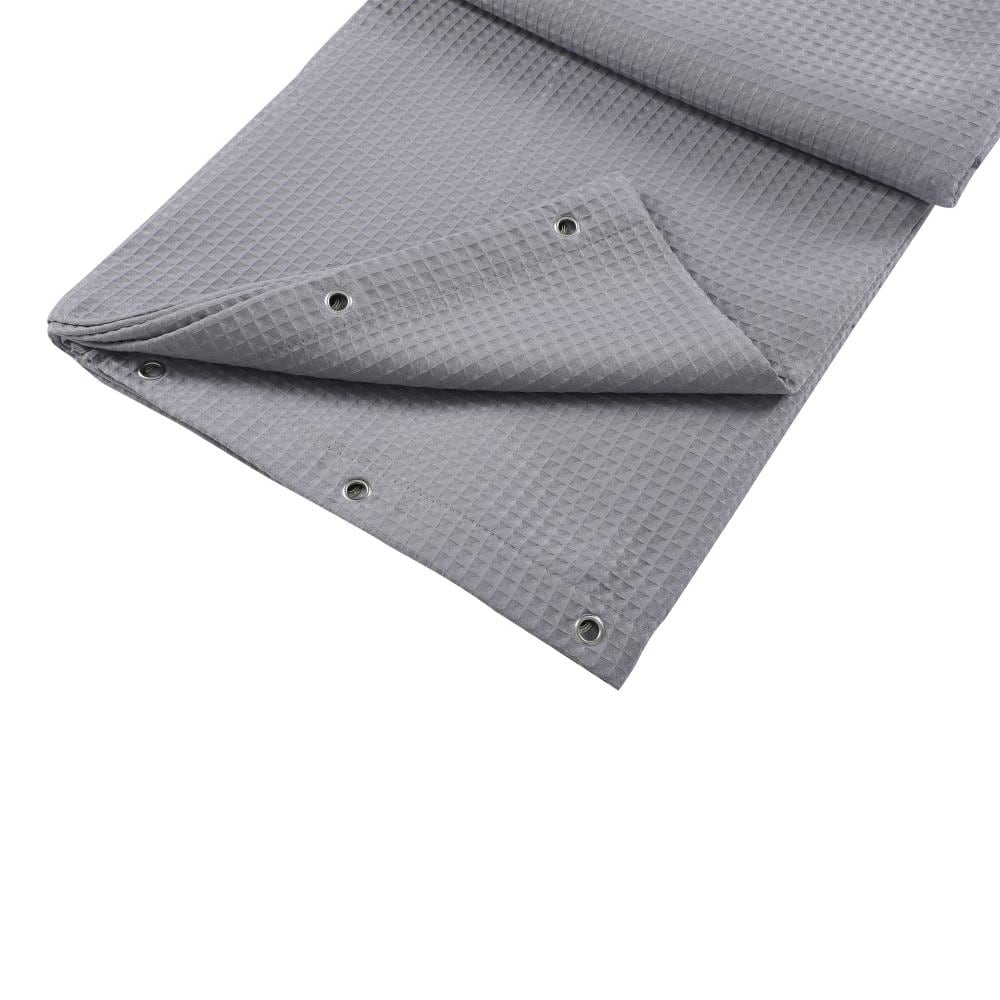 Utopia Alley 180-in W x 180-in L Gray Solid Mildew Resistant Polyester ...