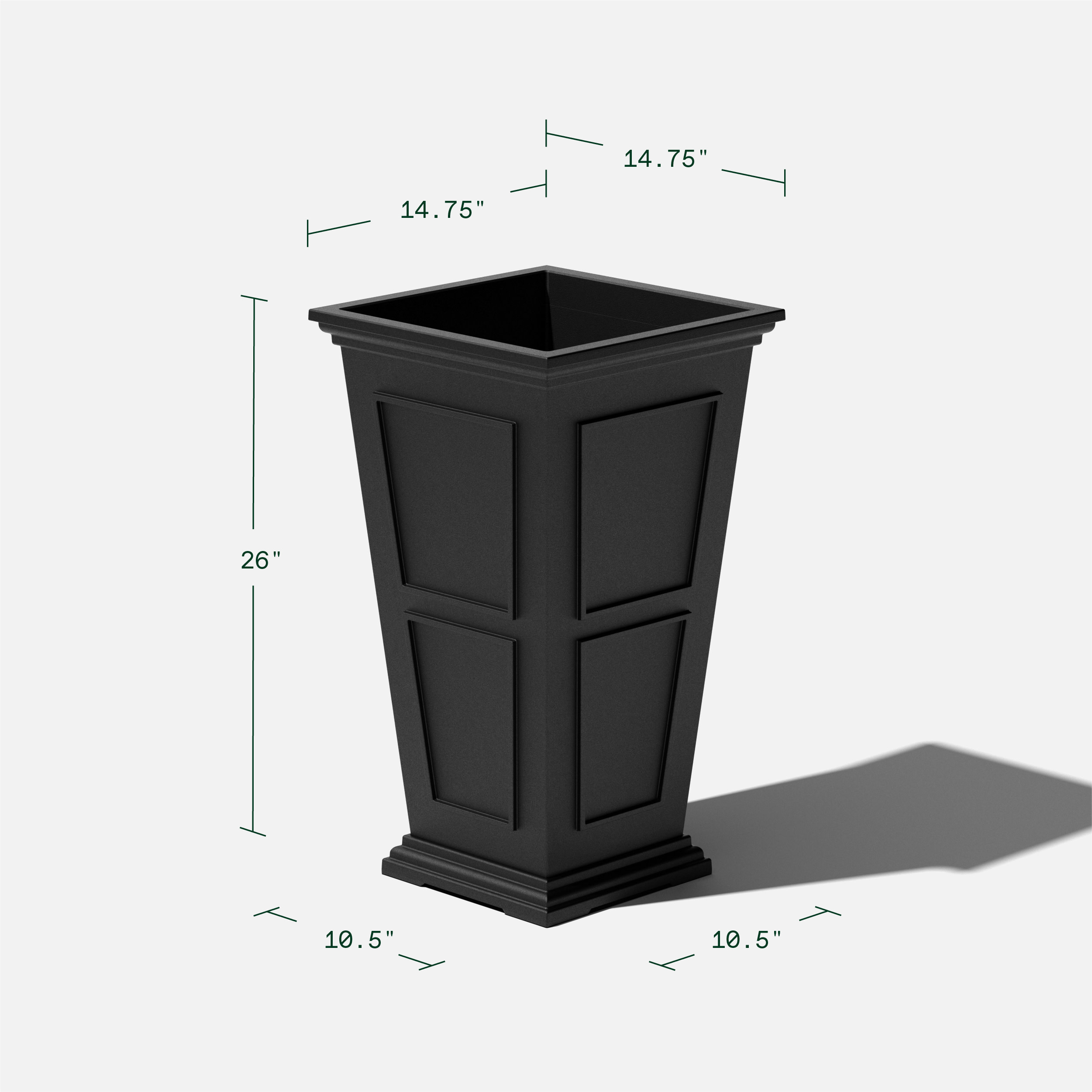 Veradek BXVTL26B Planter-Window-Box - View #3