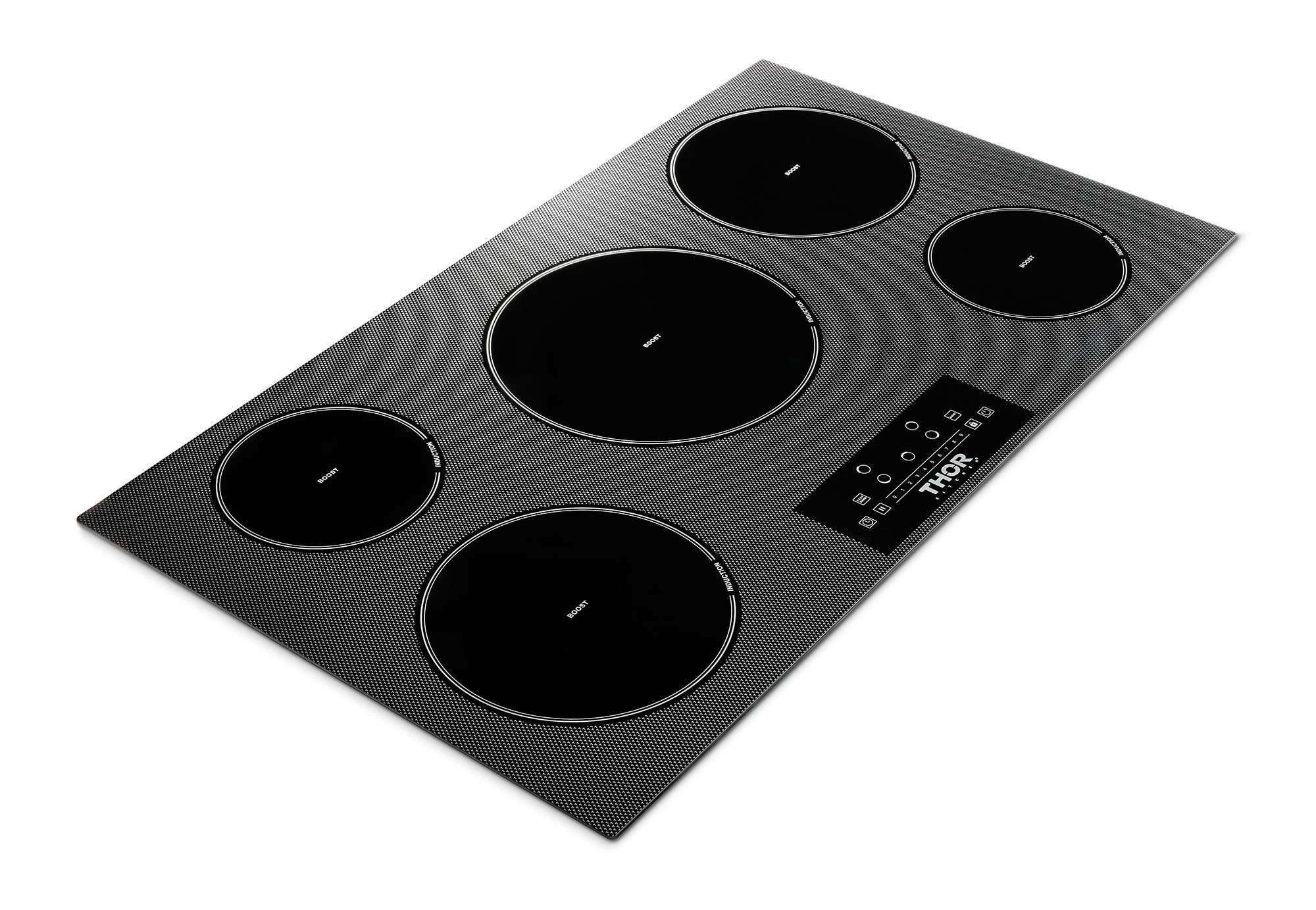 Thor Kitchen 36-in 5 Burners Black Induction Cooktop TIH36 at Lowes.com