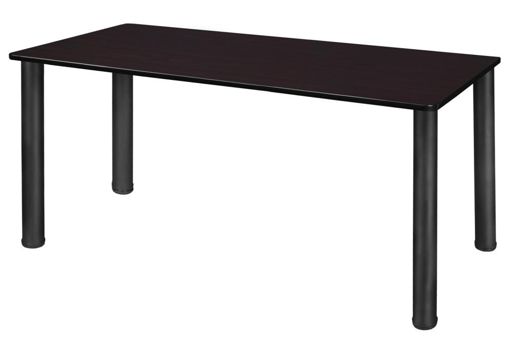Regency MT602418MWBPBK Training Brown 4-Person Training Table (60-in W x 29-in H)
