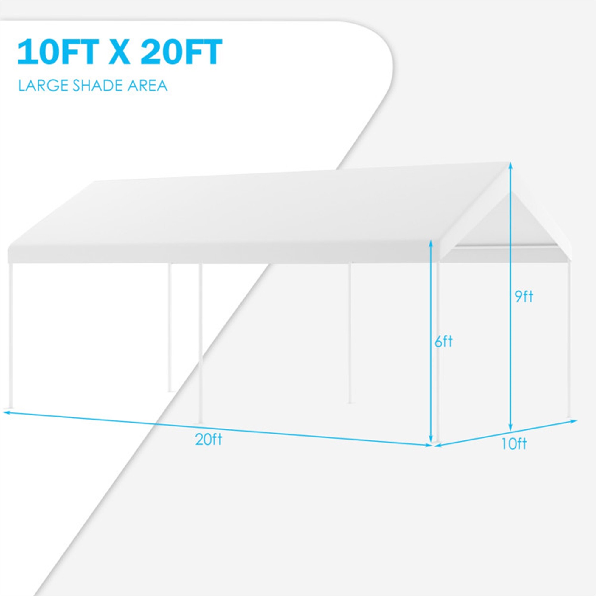 BABOOM BOM-0140292-OR Carport-Covers - View #3