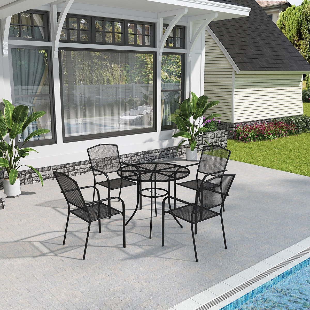 Mondawe MO-07SL4C1TROBL Patio-Dining-Sets - View #3