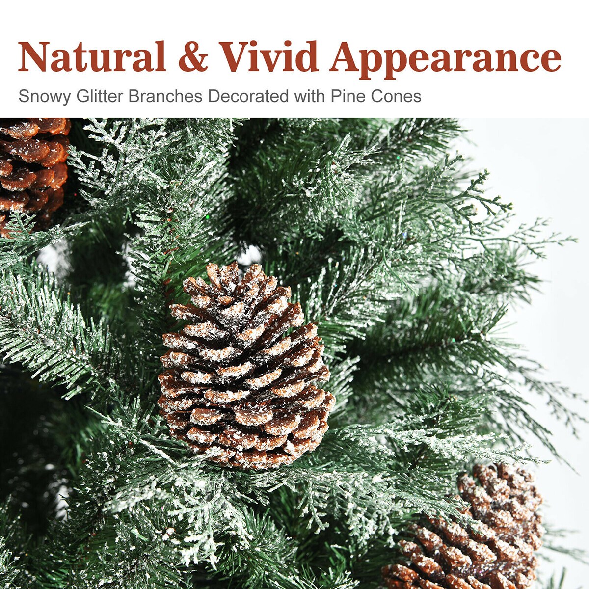 WELLFOR CM-HWY-23482 Artificial-Christmas-Trees - View #6