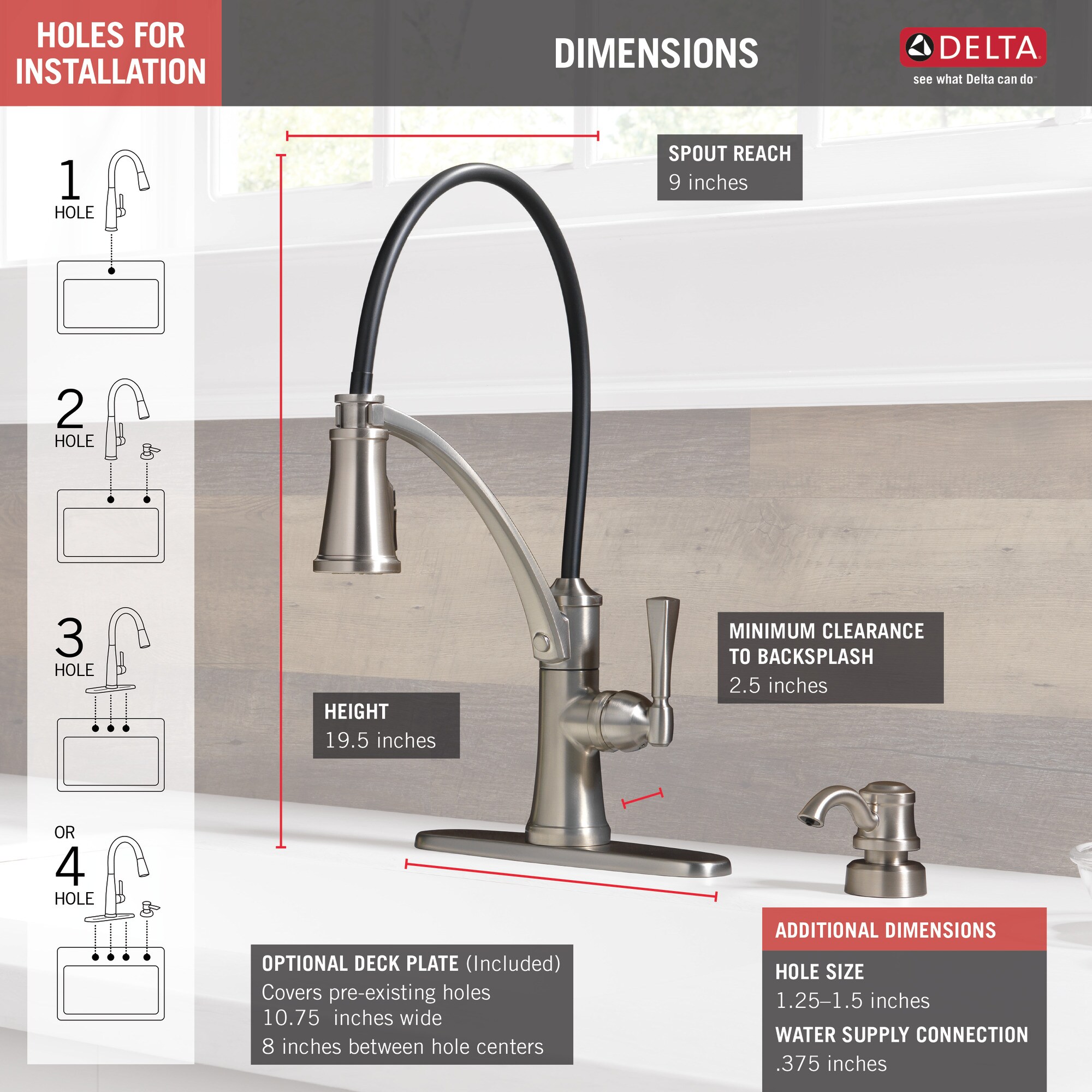 Delta 19744Z-SPSD-DST Kitchen-Faucets - View #14