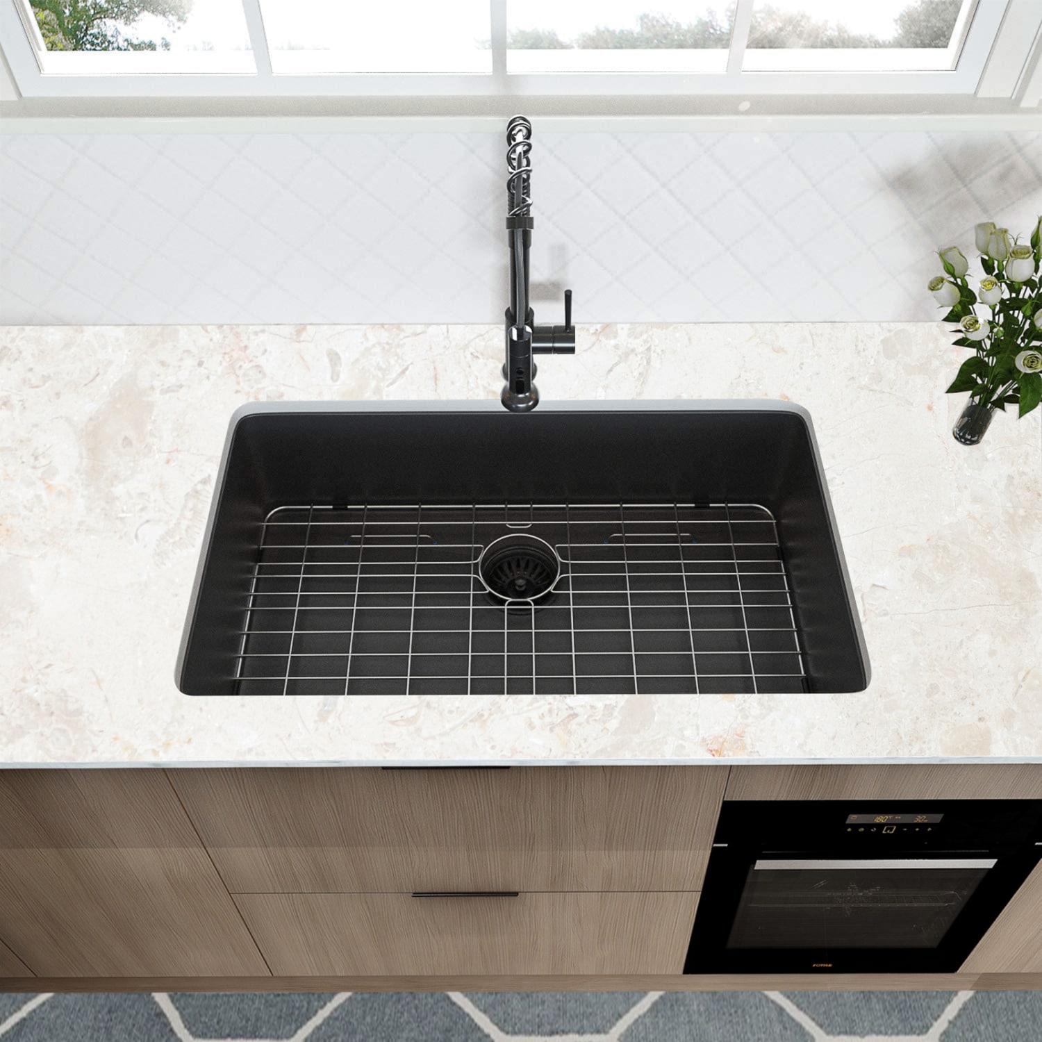 Streamdale Furniture Streamdale 16 Gauge Stainless Steel Undermount Kitchen Sink