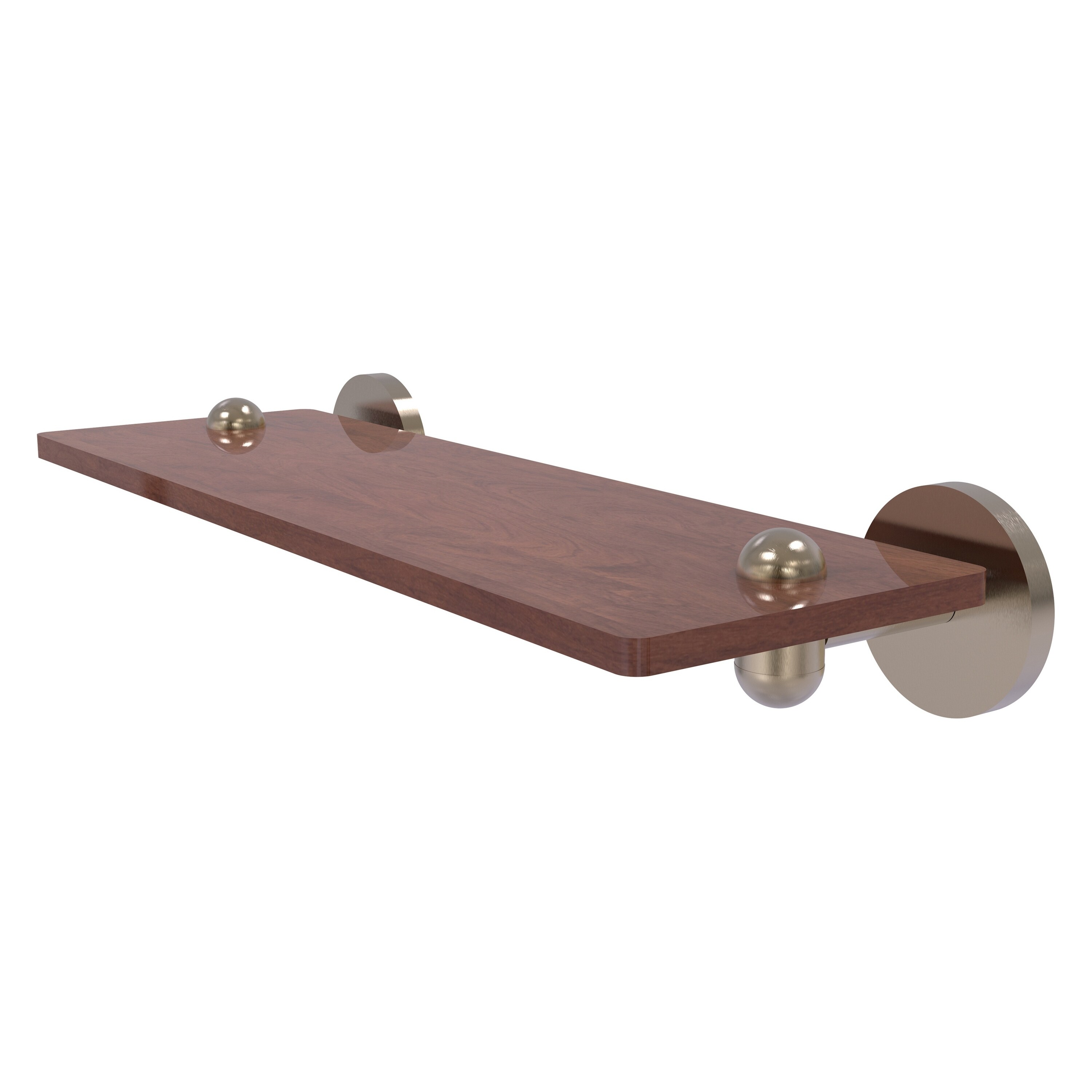 Allied Brass TA-1-16-IRW-PEW Tango Antique Pewter Wall mount Bathroom Shelf ( 16-in x 2.5-in x 5-in )