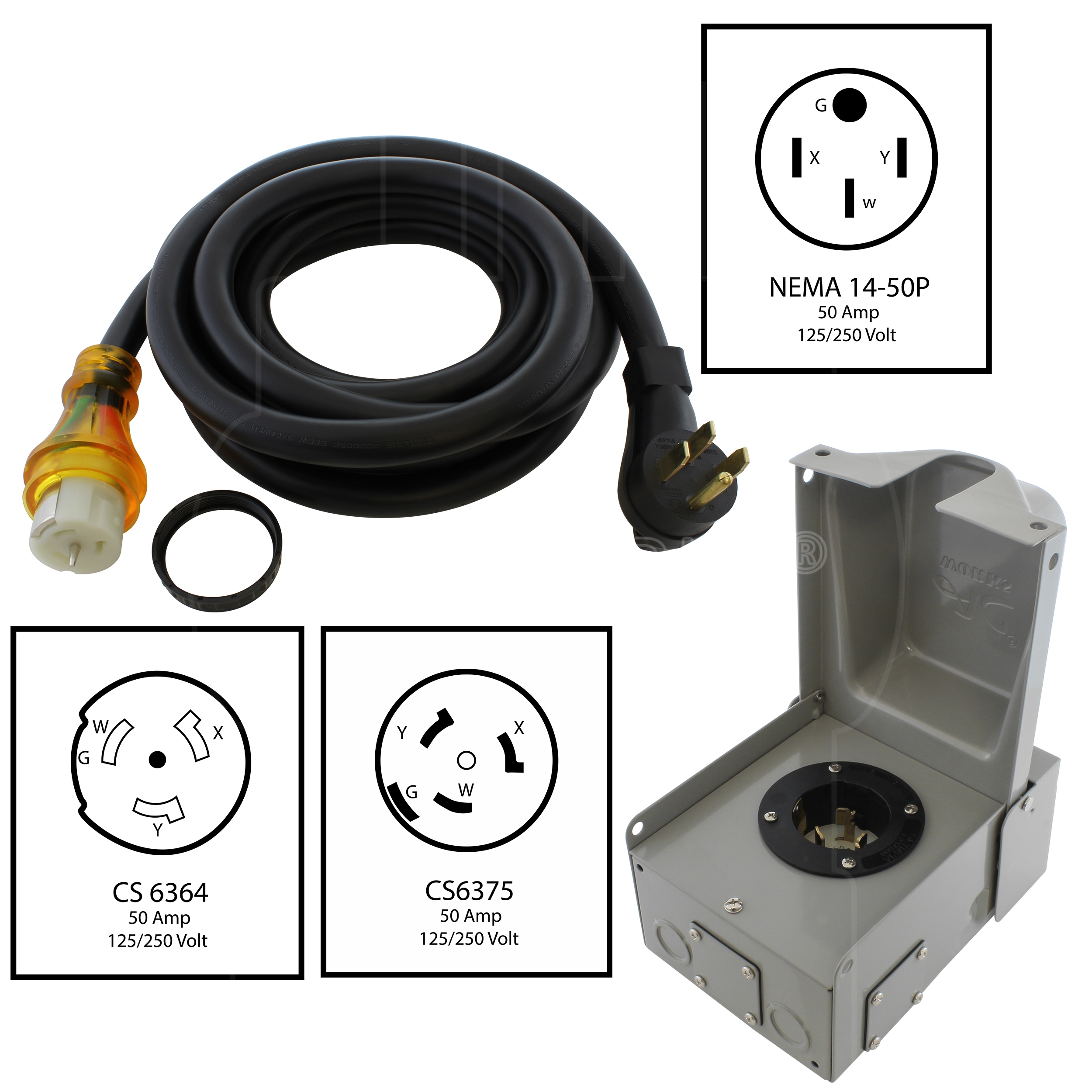 AC WORKS EP1450KIT-010 Electrical-Extension-Cords - View #2