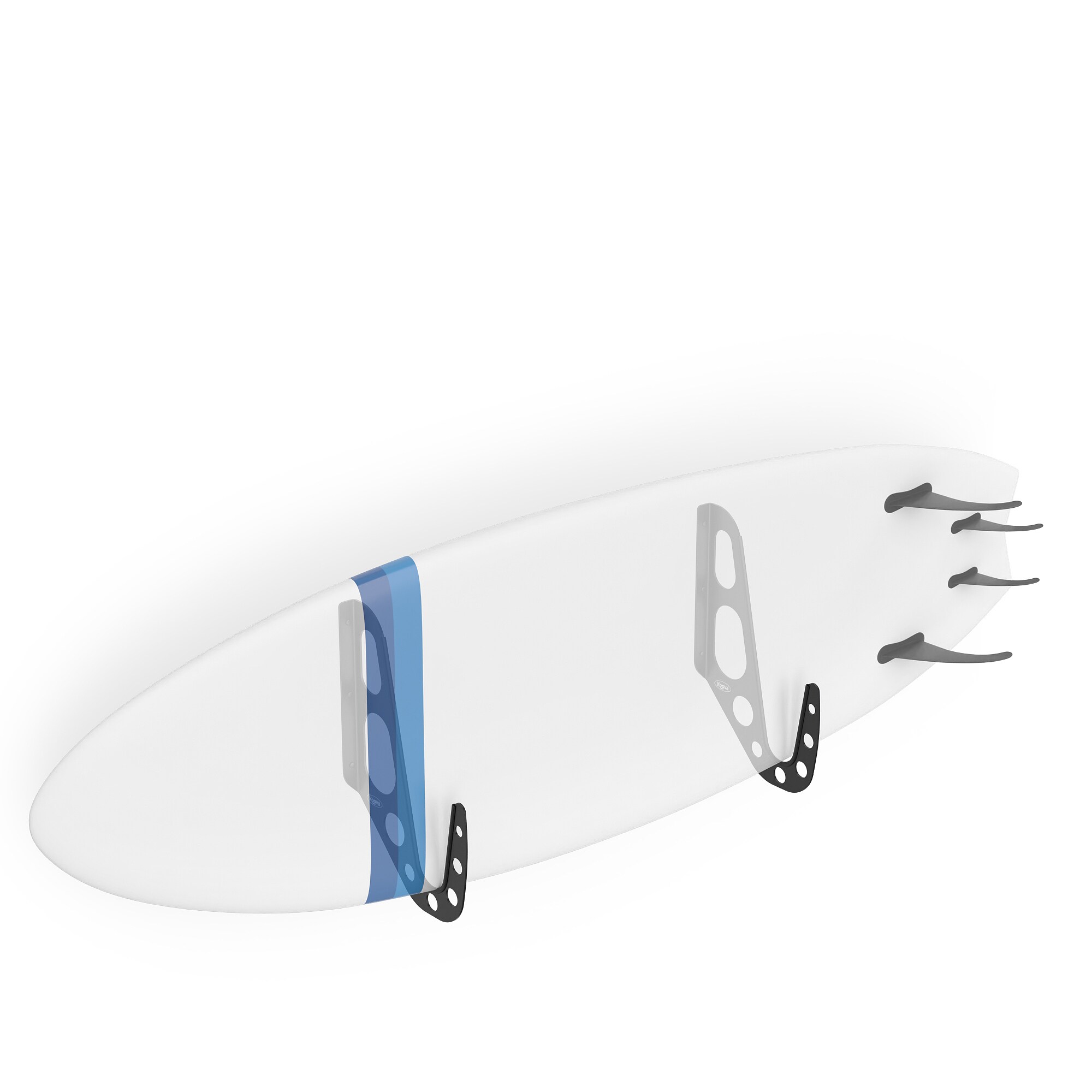 Koova KV-SURF-1  Surfboard Wall Mount Rack