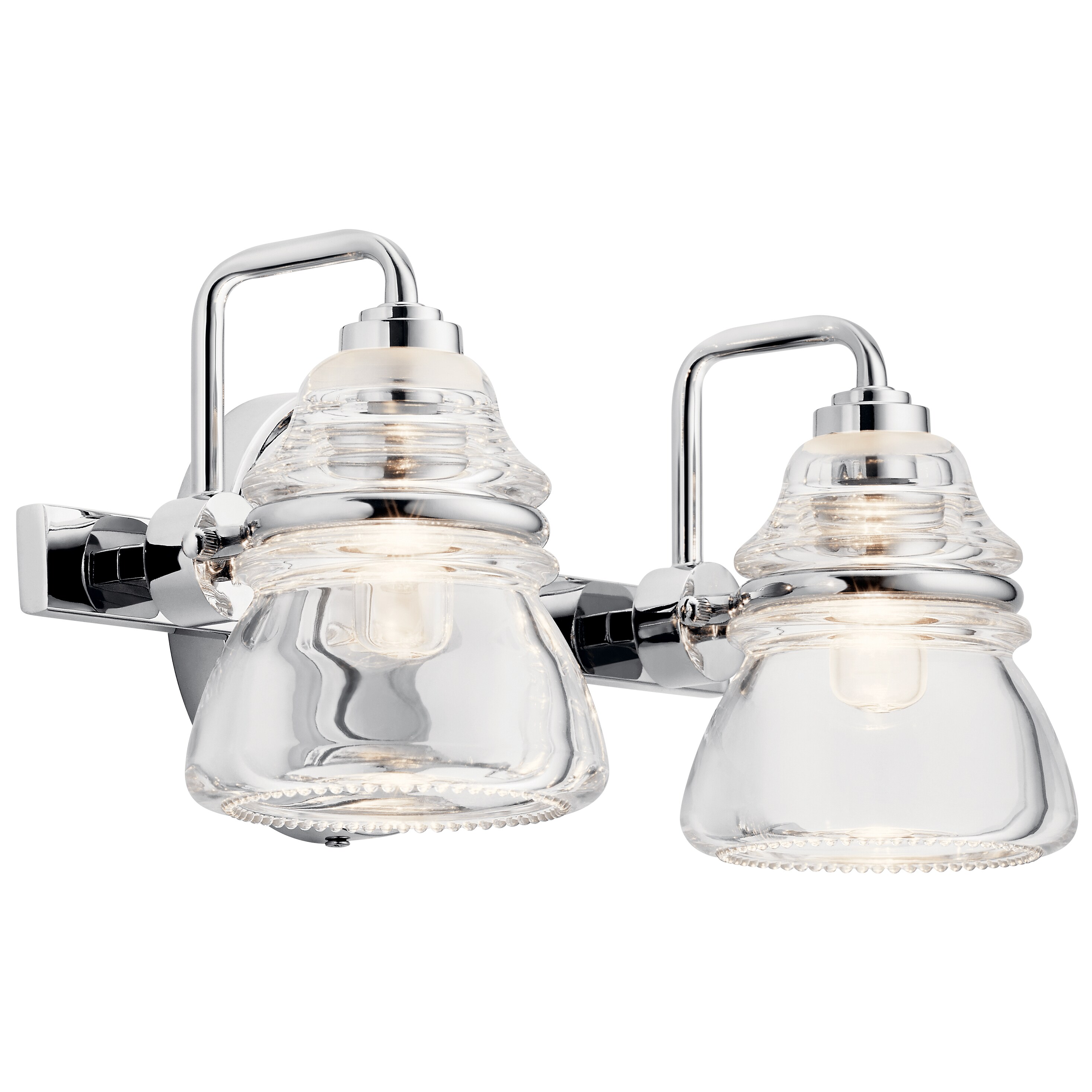 Kichler 45692CH Talland 13.25-in 2-Light Chrome Transitional Vanity Light