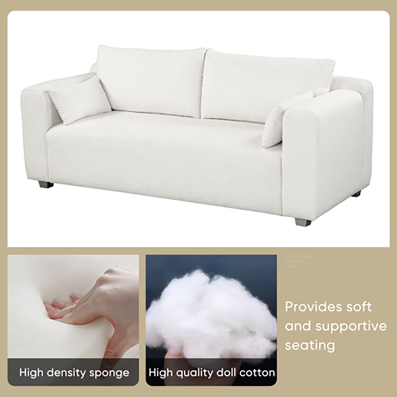 GZMR GZ-MD-V4Q-BK Sofas-Loveseats - View #3