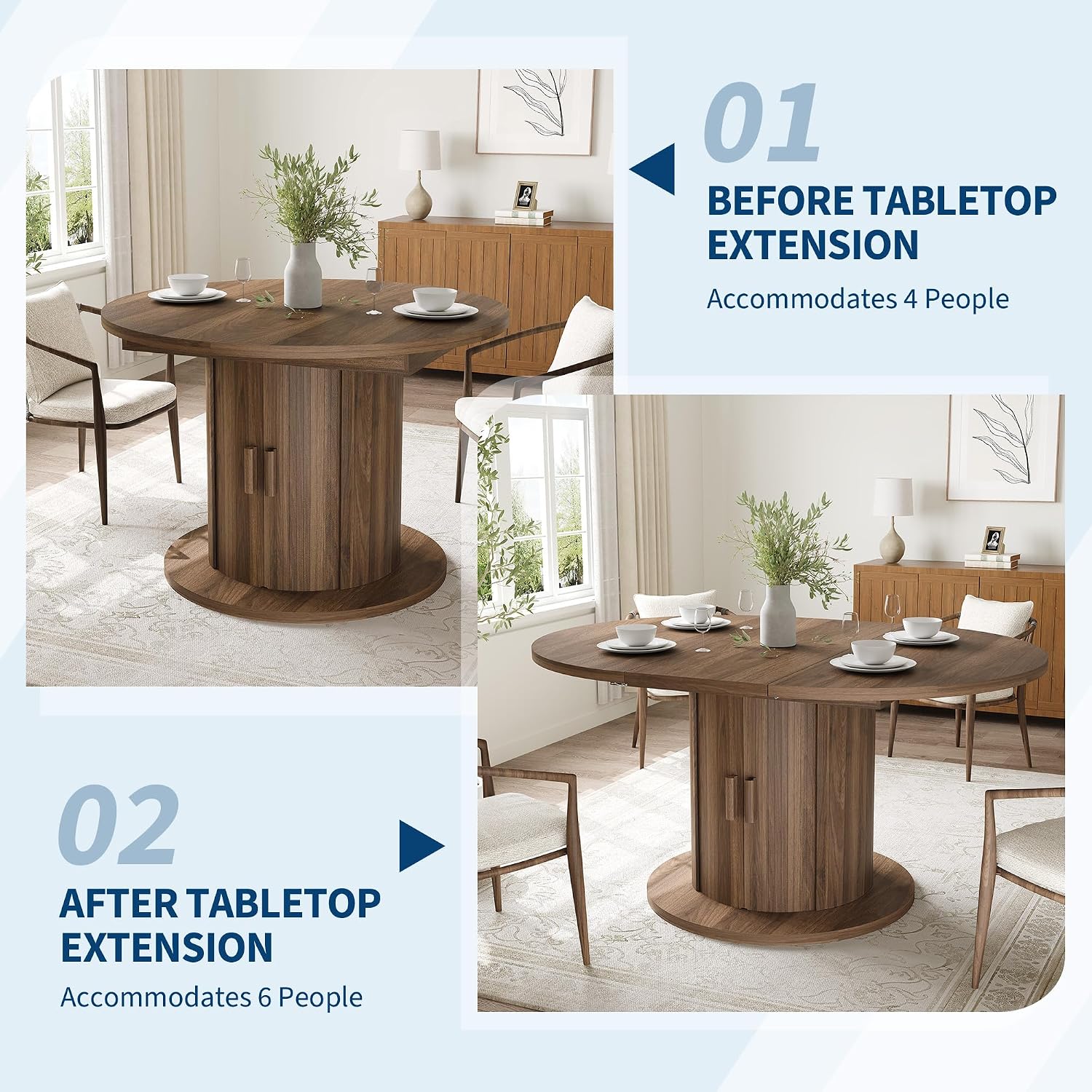 GAOMON CNAPDOOXJAQ0BBF Dining-Tables - View #4