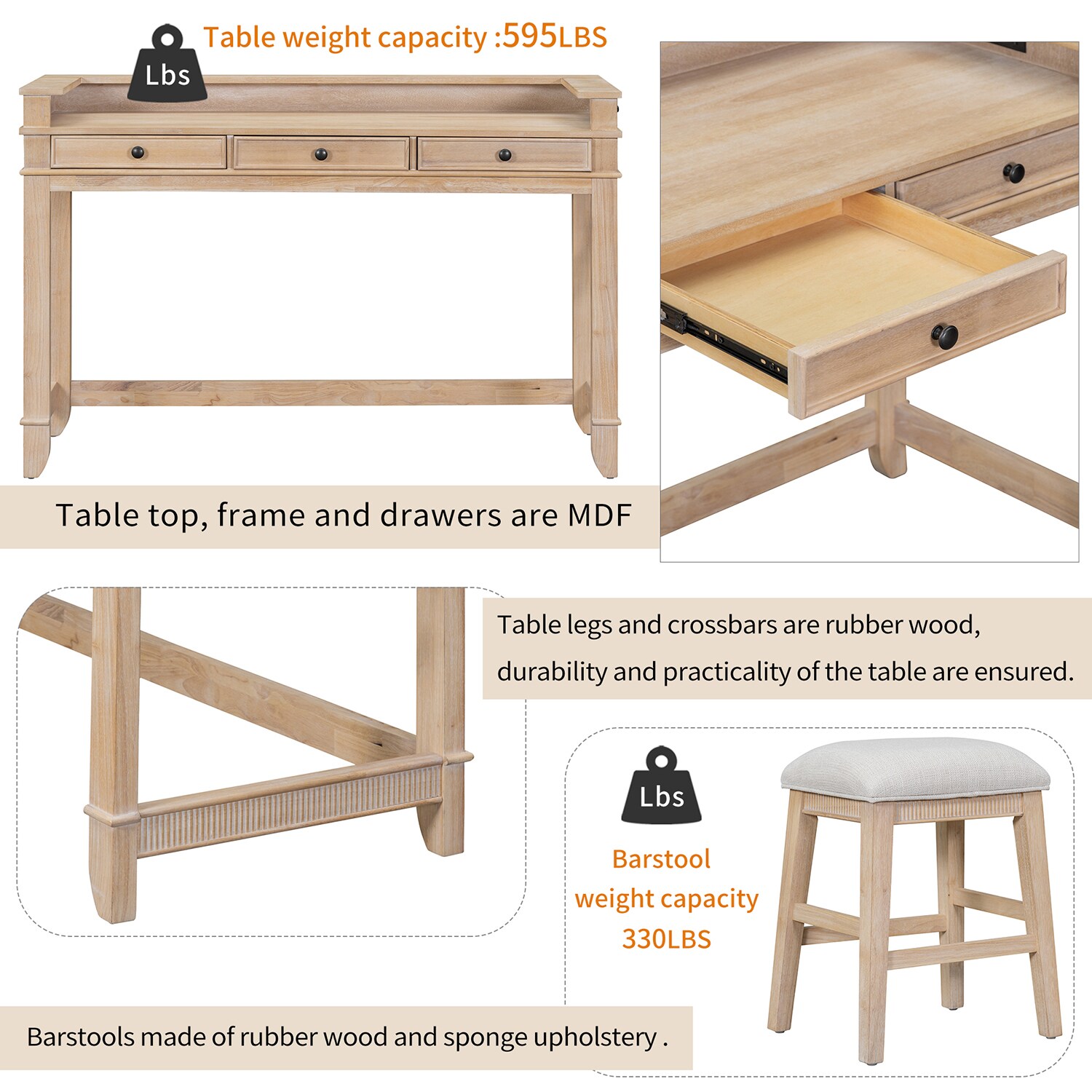 SINOFURN SYA010269WT Dining-Sets - View #13