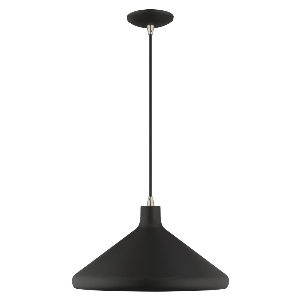 Black and Gold Aluminum Mini Pendant Light