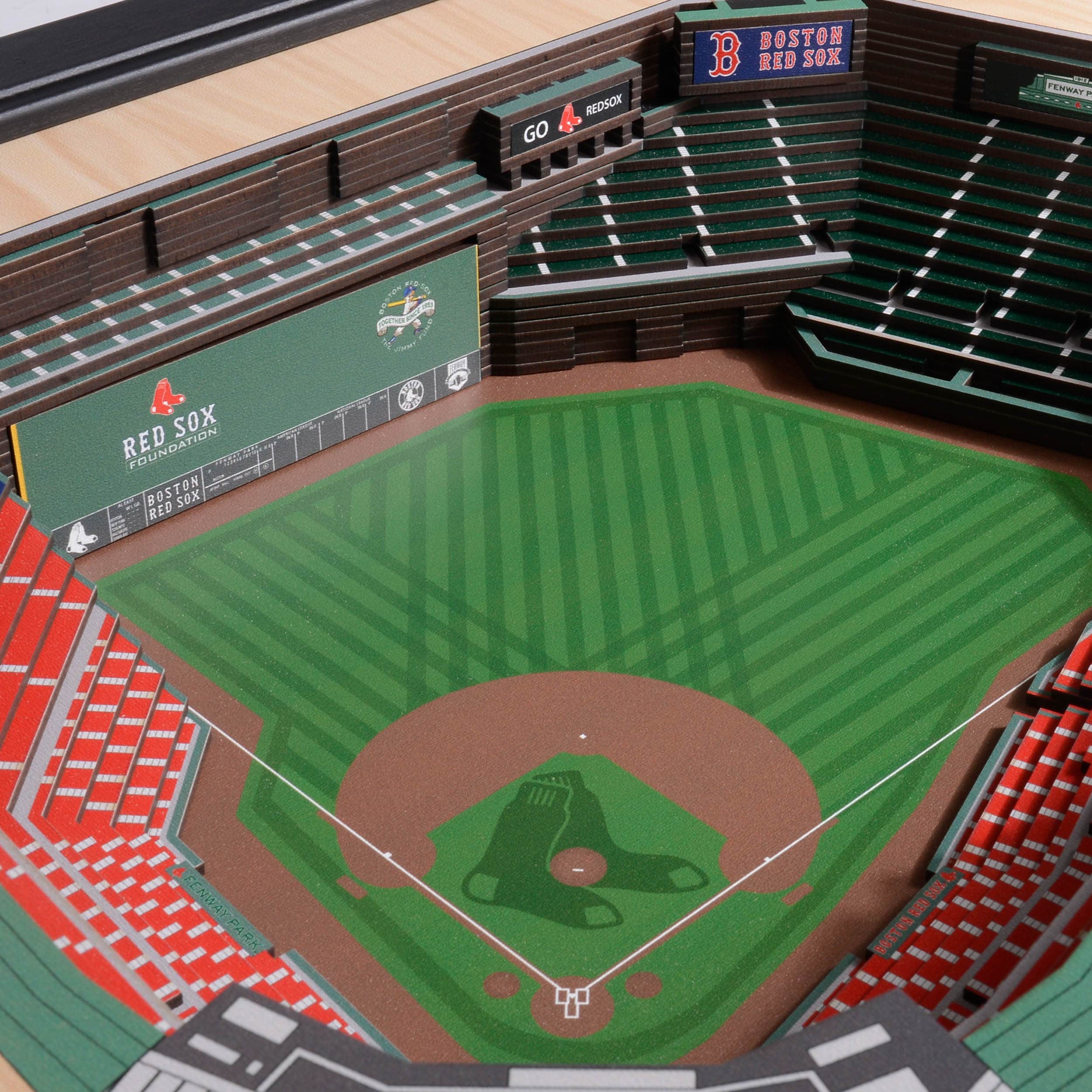 MLB 3D Stadium Wall Art - Boston Red Sox
