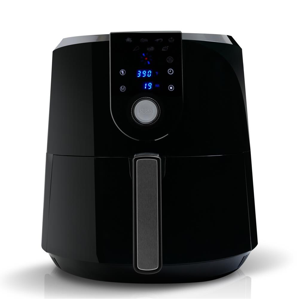 PowerXL Grill Air Fryer Home, Black, 5.5 Quart 