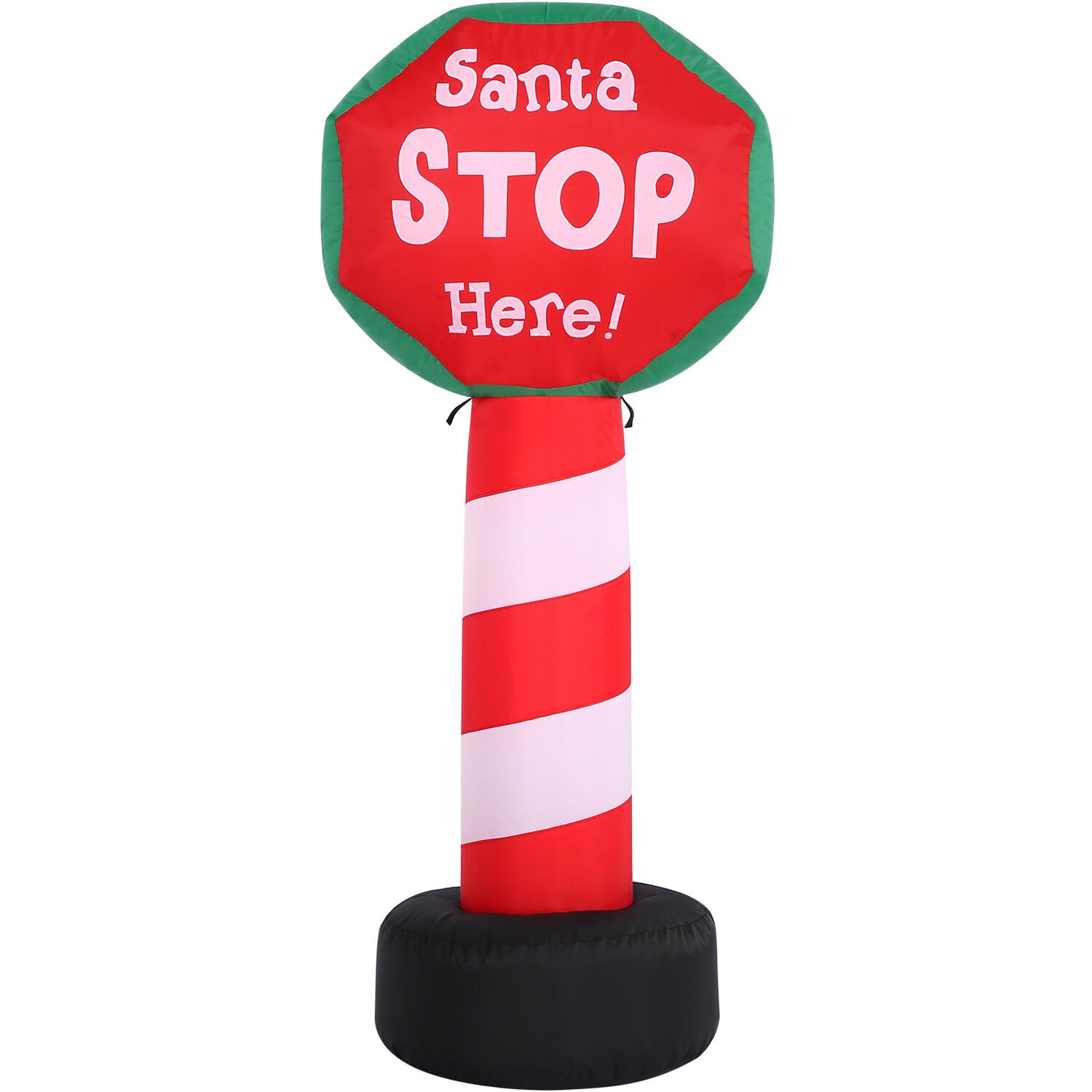 Fraser Hill Farm FHFXMASSGN031-L 3.5-Feet Lighted Santa Christmas Inflatable