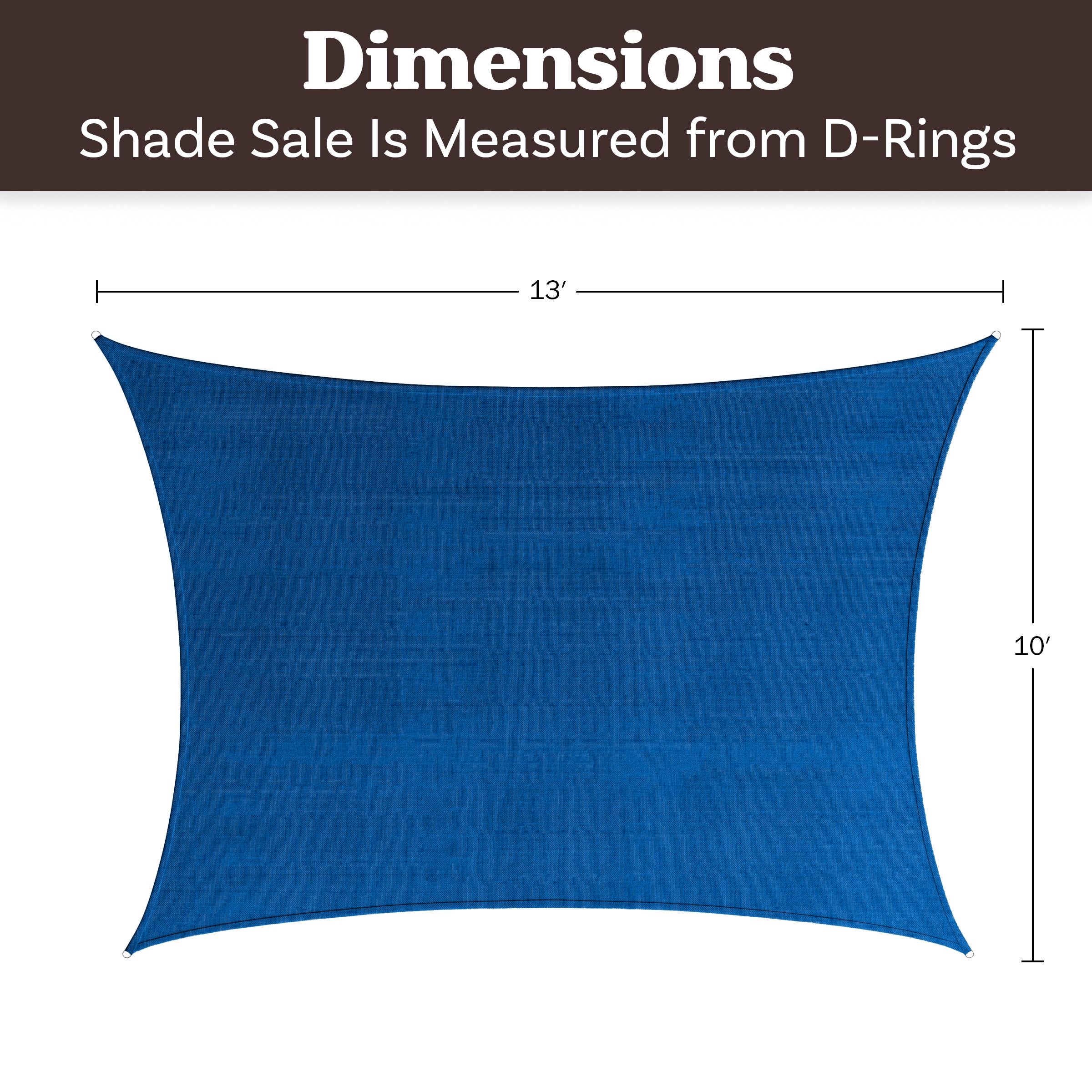 Pure Garden 50-LG1488 Shade-Sails-Fabric - View #6