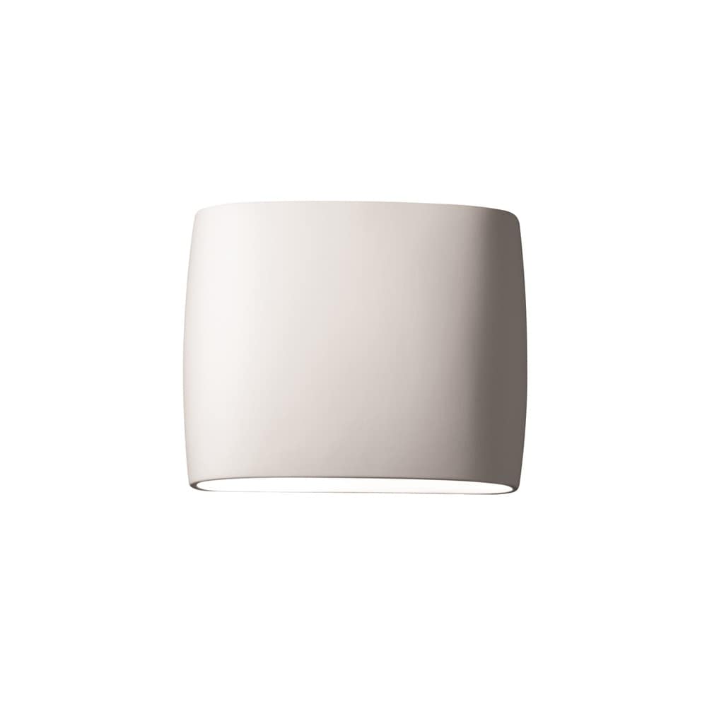 Justice Design Group CER-8855-BIS Ambiance 12-in W 2 -Light White Transitional Wall Sconce