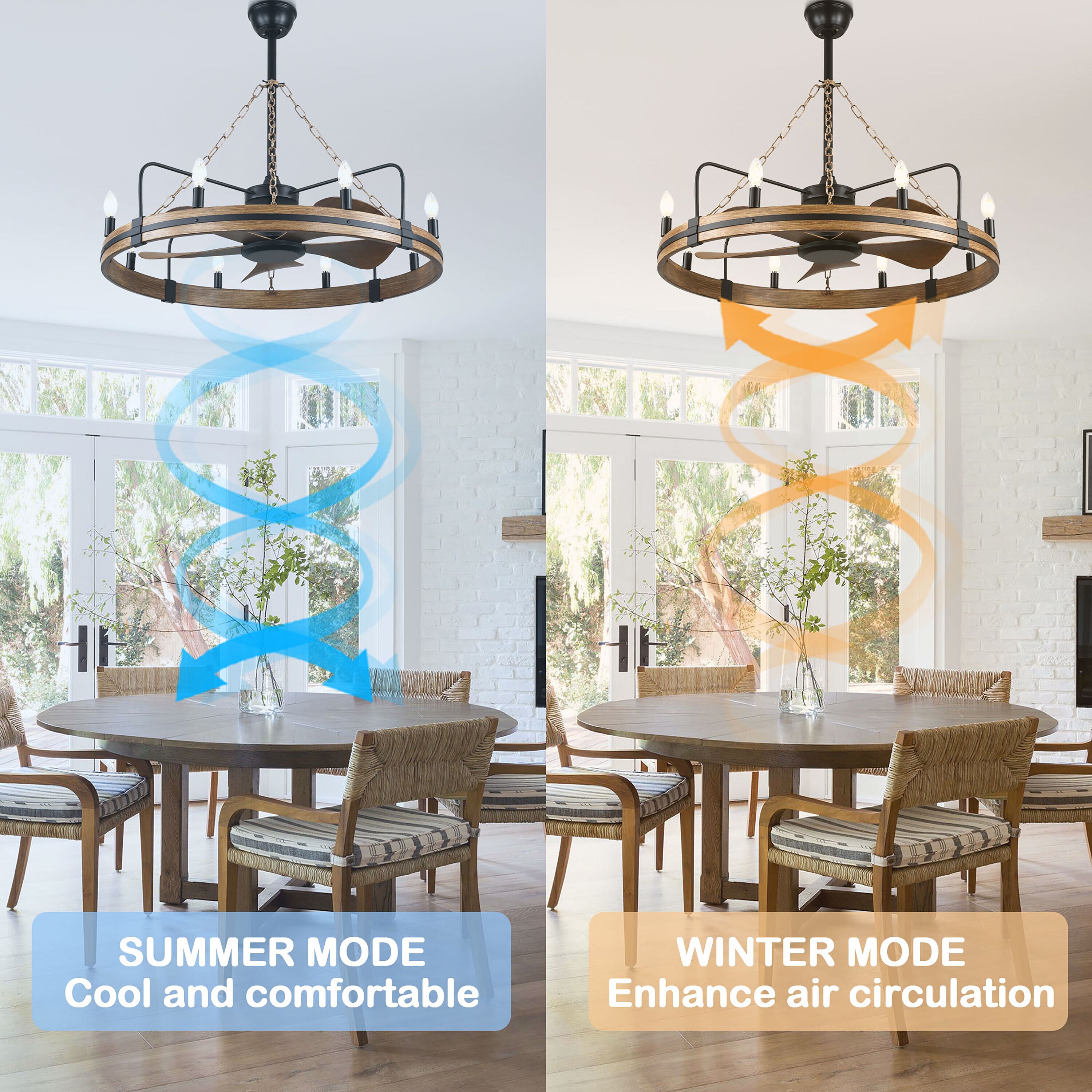 Cusp Barn GRD3670 Ceiling-Fans - View #2