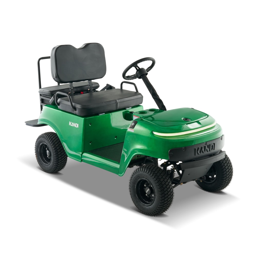 KANDI Mini 2 Seat Electric Golf Cart with Lithium Battery- Green in the ...