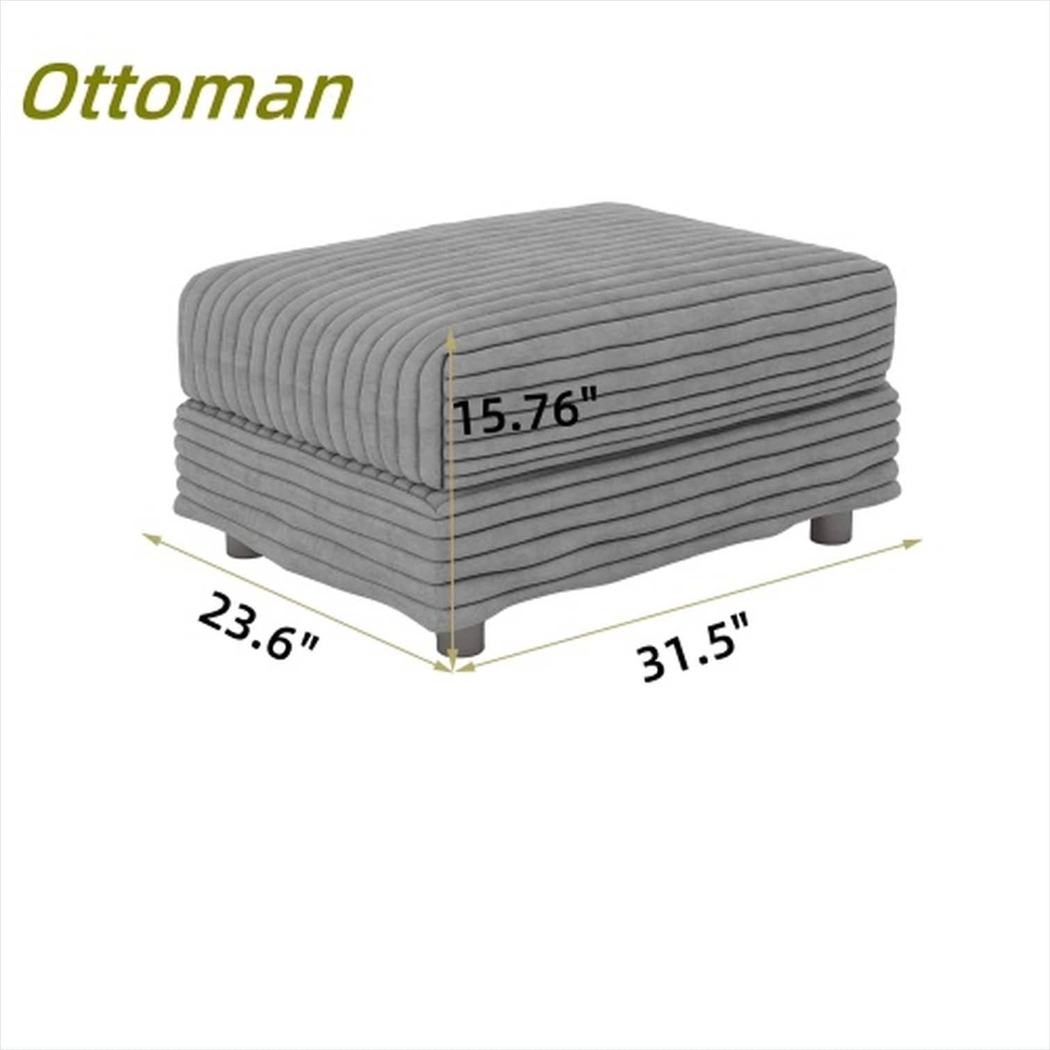 Watnature EKYY6M5A4C9F Indoor-Ottomans - View #3