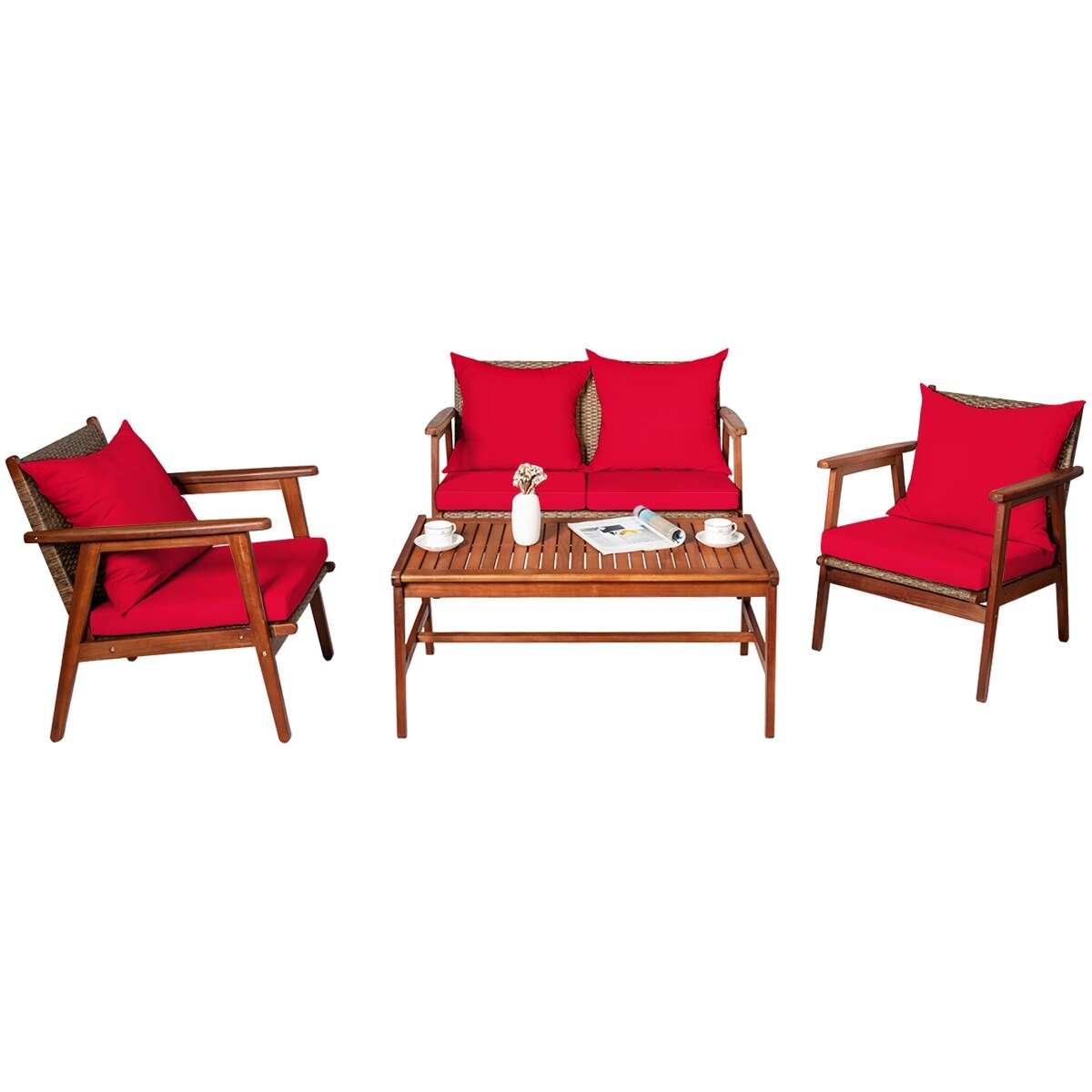 WELLFOR OUS66517RE+ Patio-Conversation-Sets - View #2