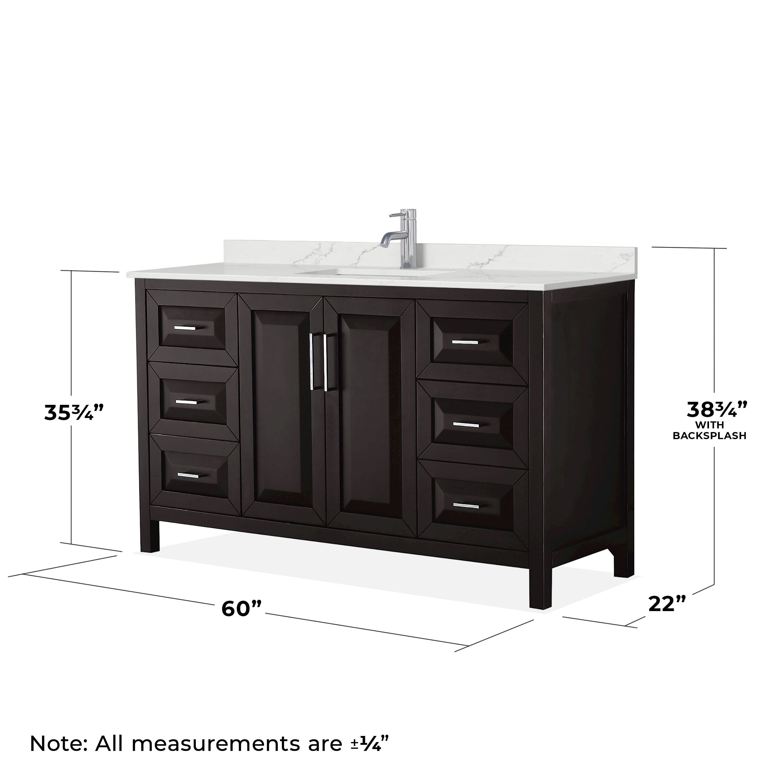 Wyndham Collection WCV252560SDEGTUNSMXX Bath-Vanity-Combo - View #5
