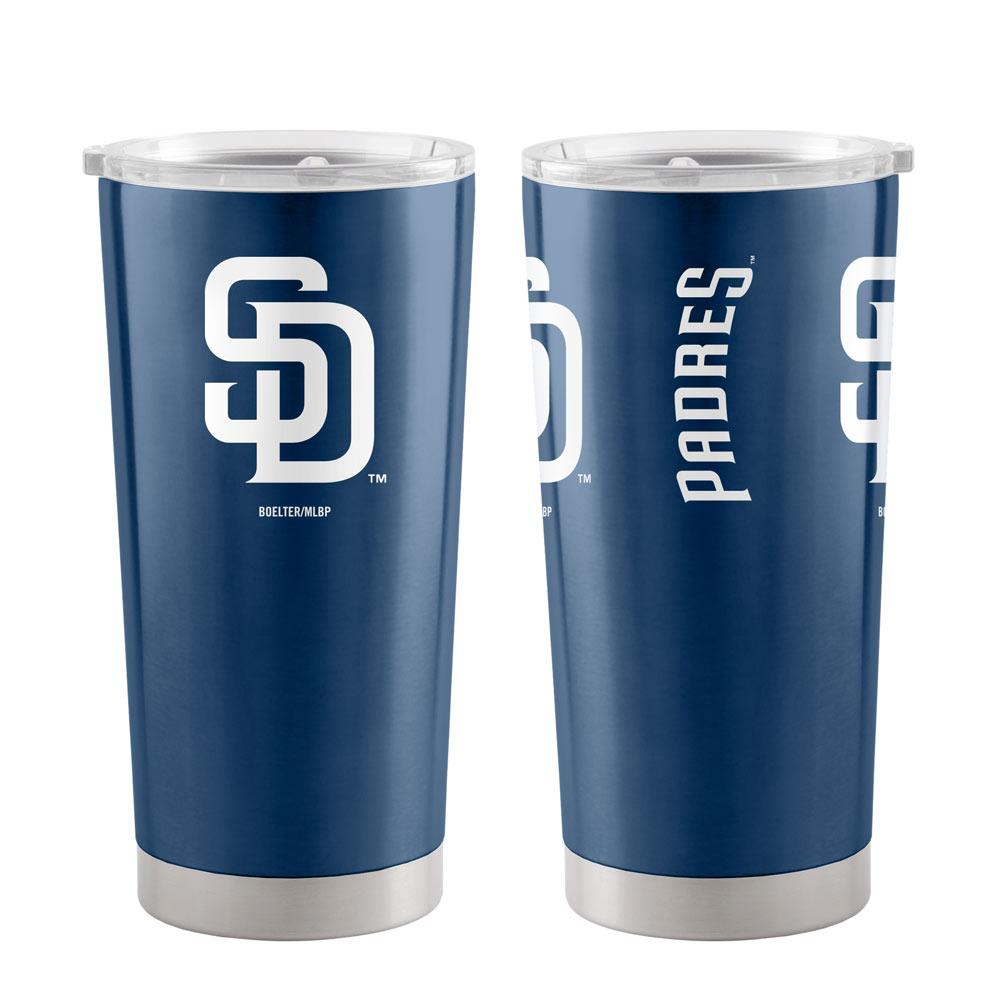 Logo Brands San Diego Padres 20-fl oz Stainless Steel Blue Cup Set of: 1 at