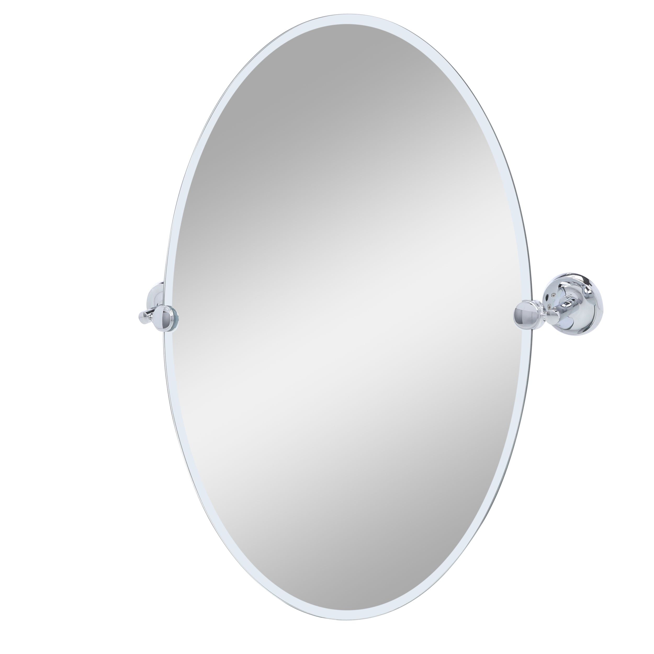 SALE／86%OFF】 Gatco 1801 Flush Mount Frameless Oval Mirror, 32-inch並行輸入 