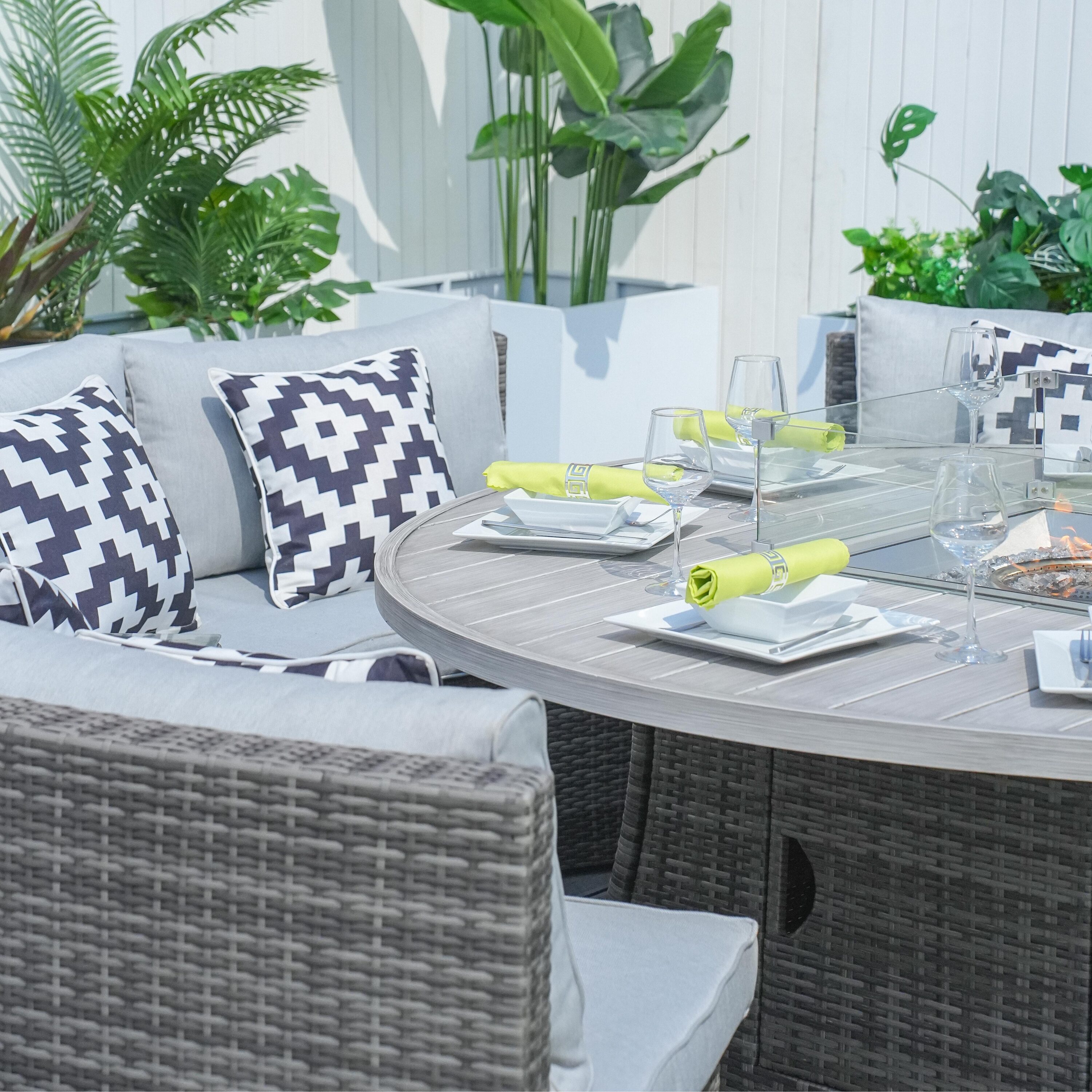 Direct Wicker DWG-08A1205B-GR Patio-Conversation-Sets - View #7
