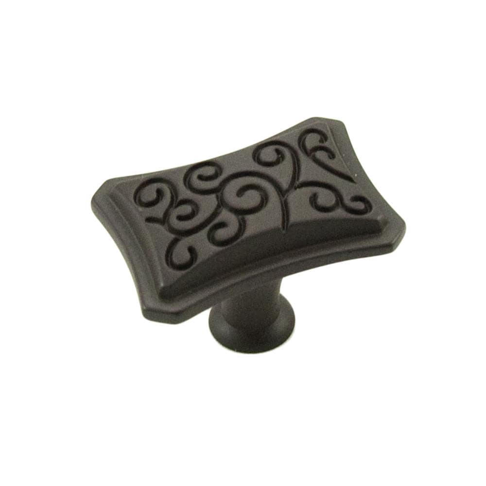RK International CK 116-RB Palermo Oil-Rubbed Bronze Rectangular Transitional Cabinet Knob