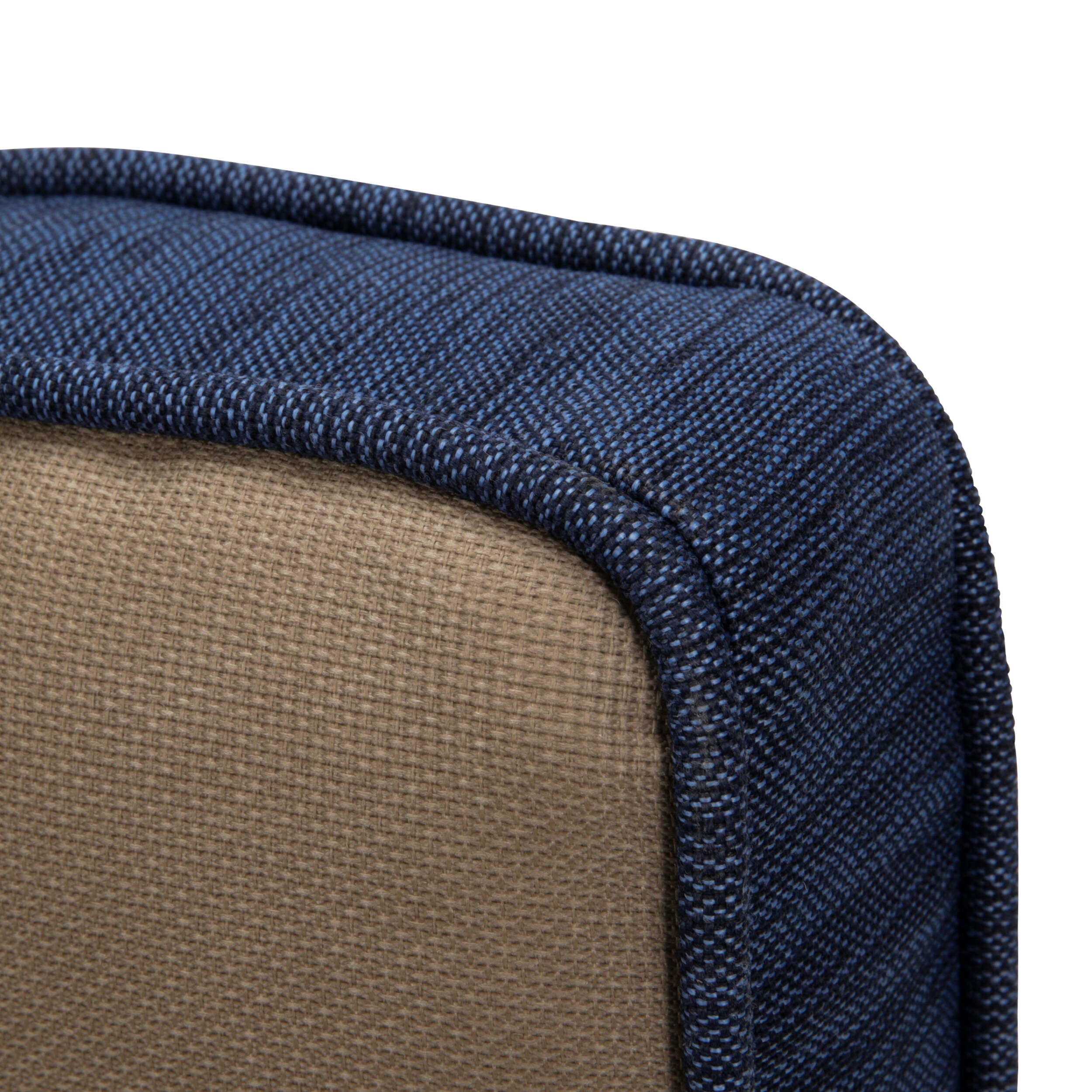 allen + roth 19.5-in x 20-in Navy Patio Chair Cushion at Lowes.com