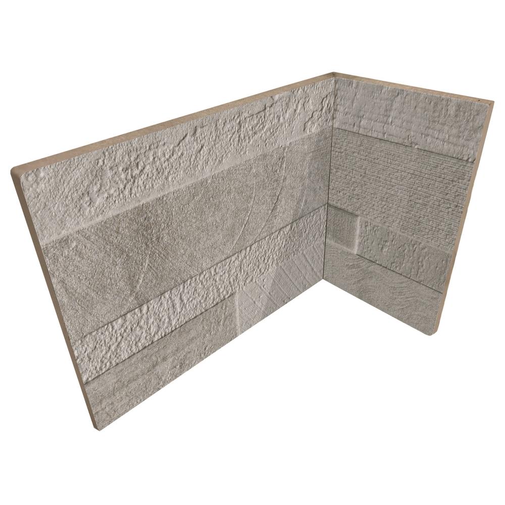 Artmore Tile EXT3RD106566 Ember White Matte Porcelain 0.48-Sq. Feet / Piece )