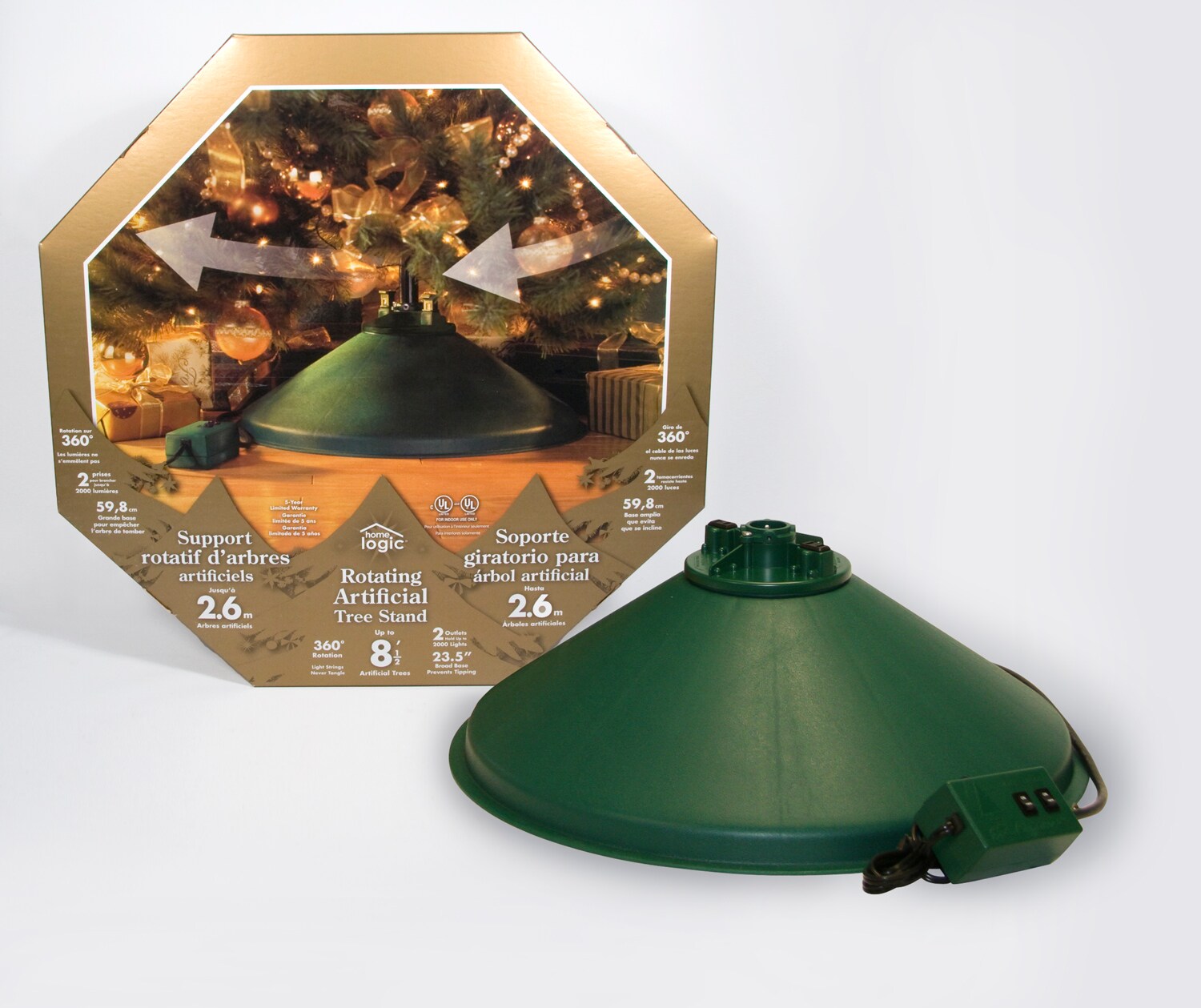 Home Logic 111-2 23-in Plastic 8-ft Tree Stand