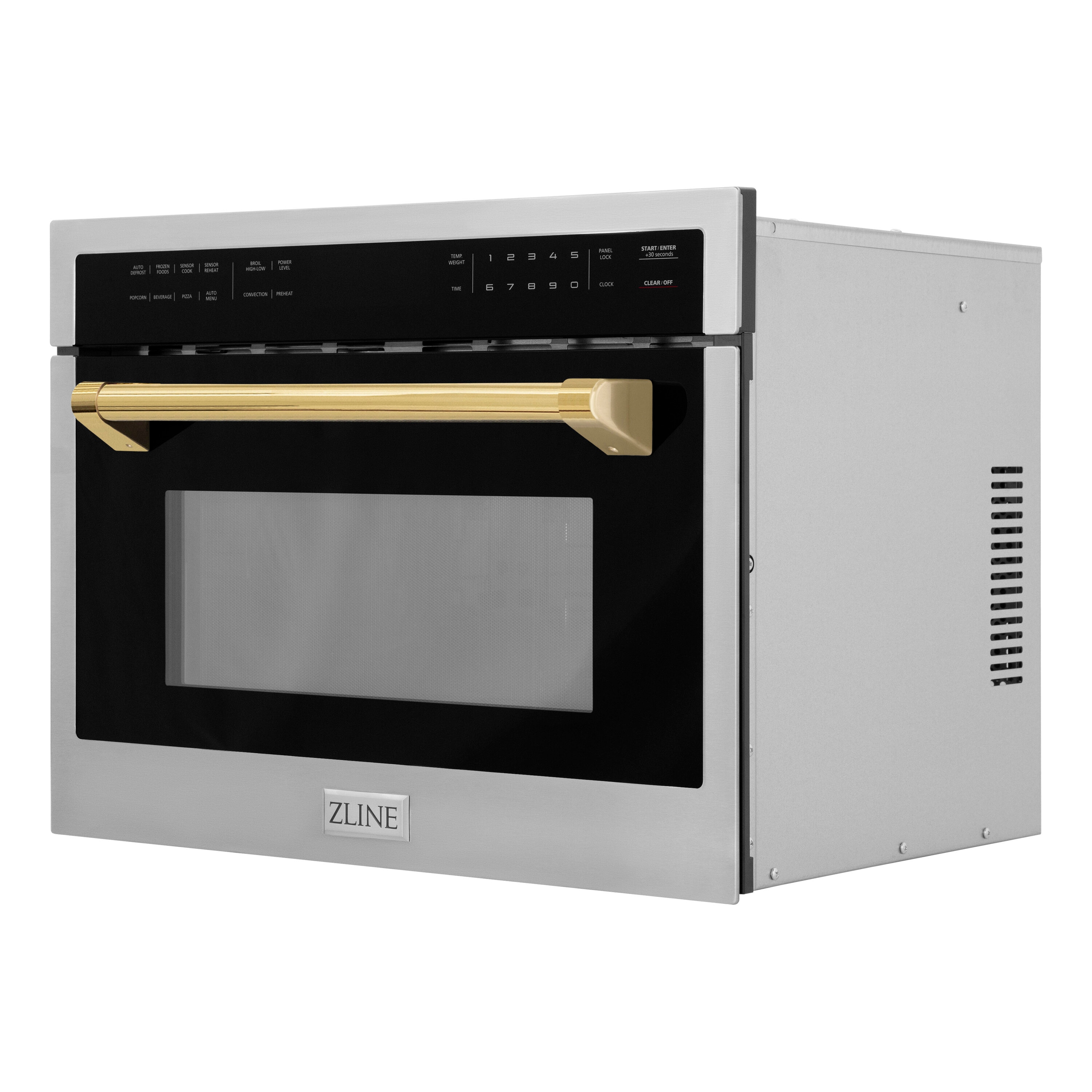 BUILT-IN 0.7 Cu. Ft. Deluxe Microwave Oven w/ Trim Kit - Stainless