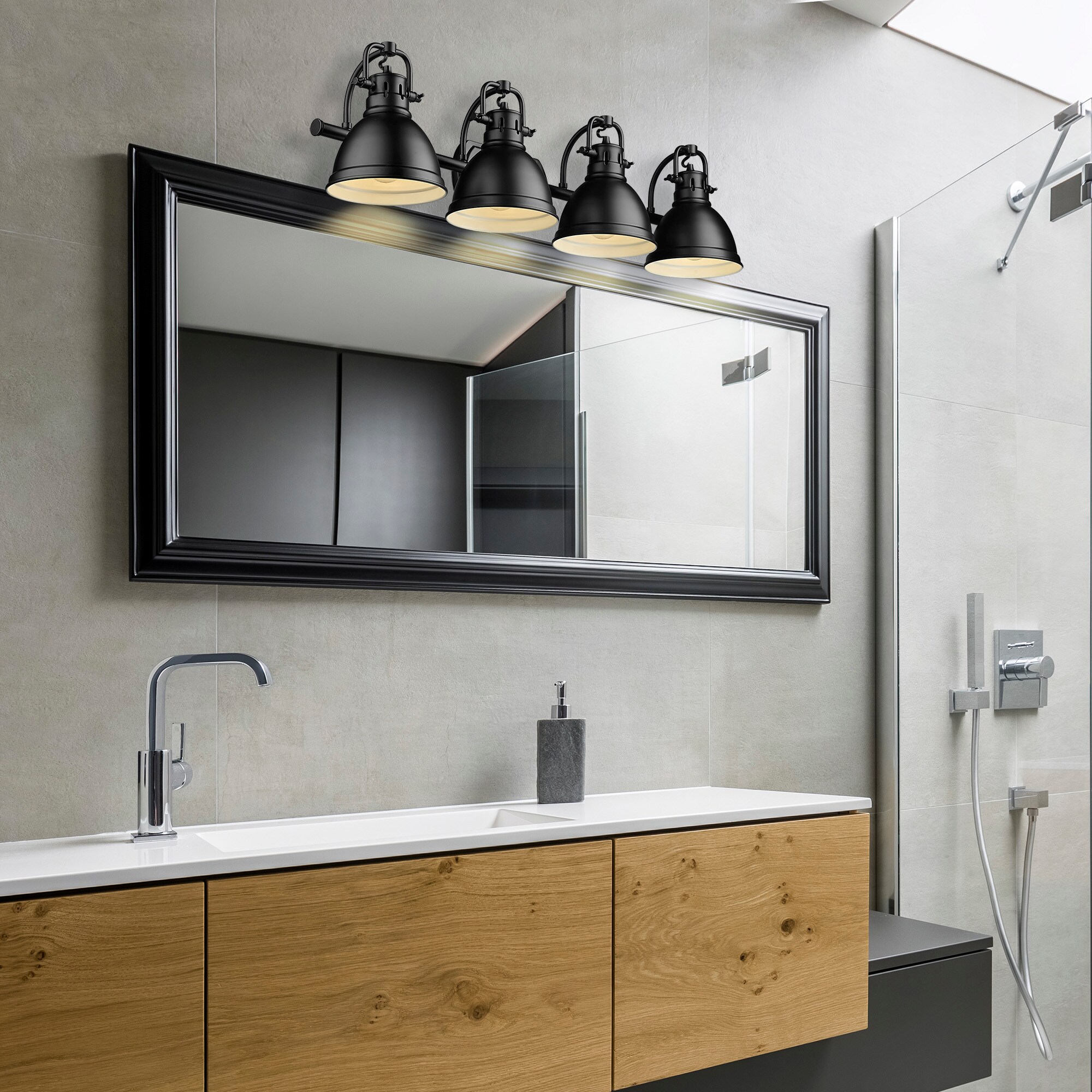Golden Lighting 3602-BA4 BLK-BLK b089995 - View #6