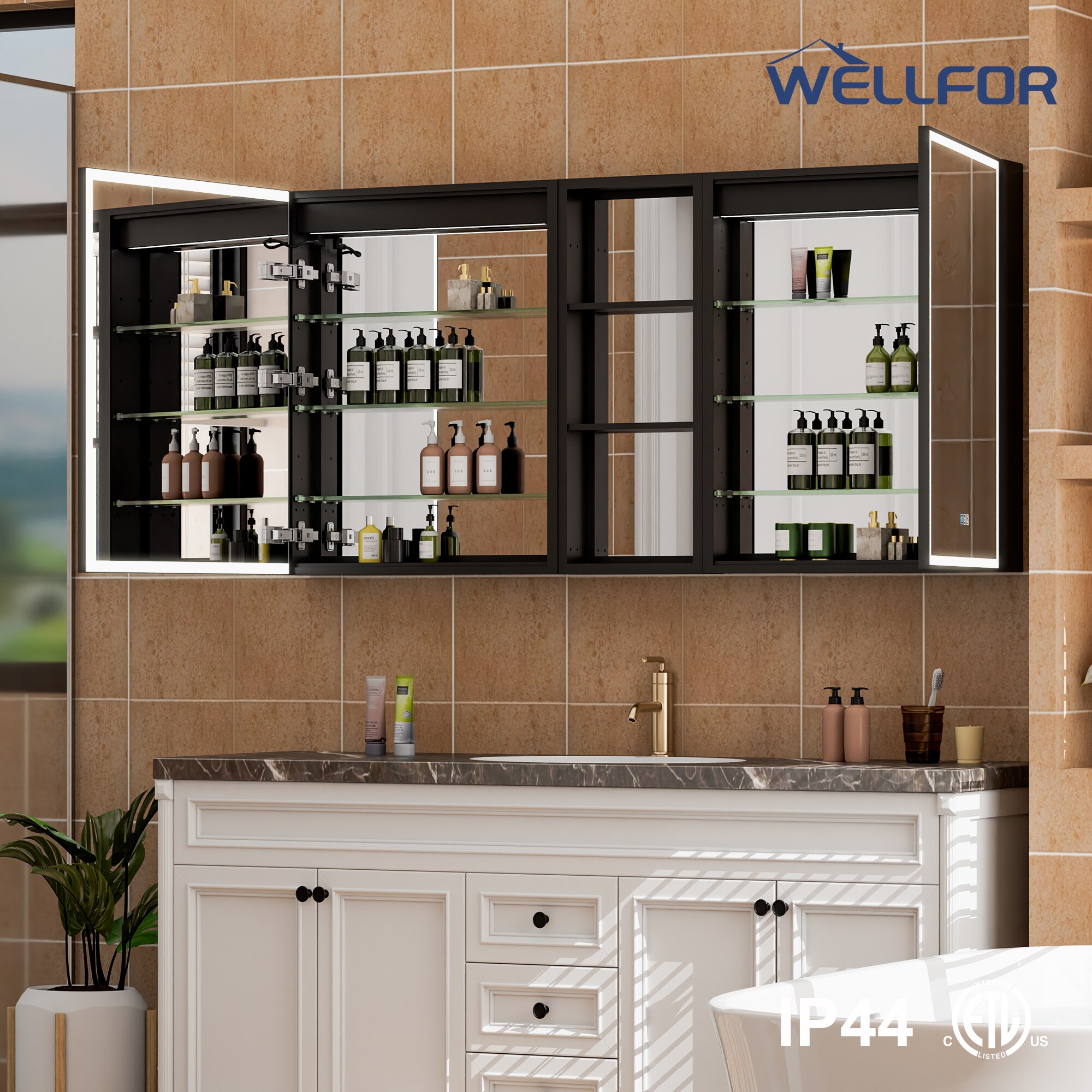WELLFOR W12MCL2430LR-MC Bathroom-Medicine-Cabinets - View #7