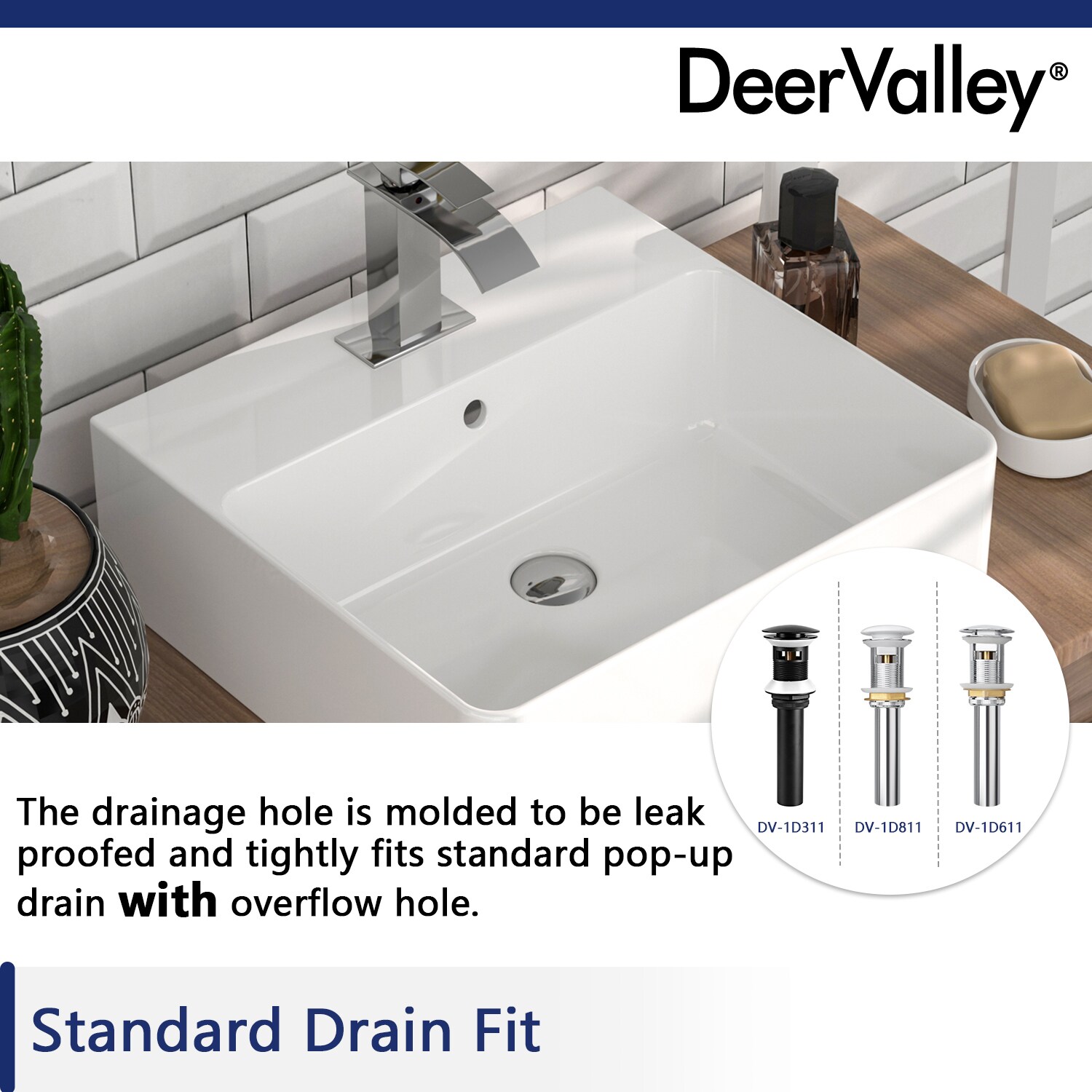 DeerValley DV-1V231 Bath-Sink - View #3