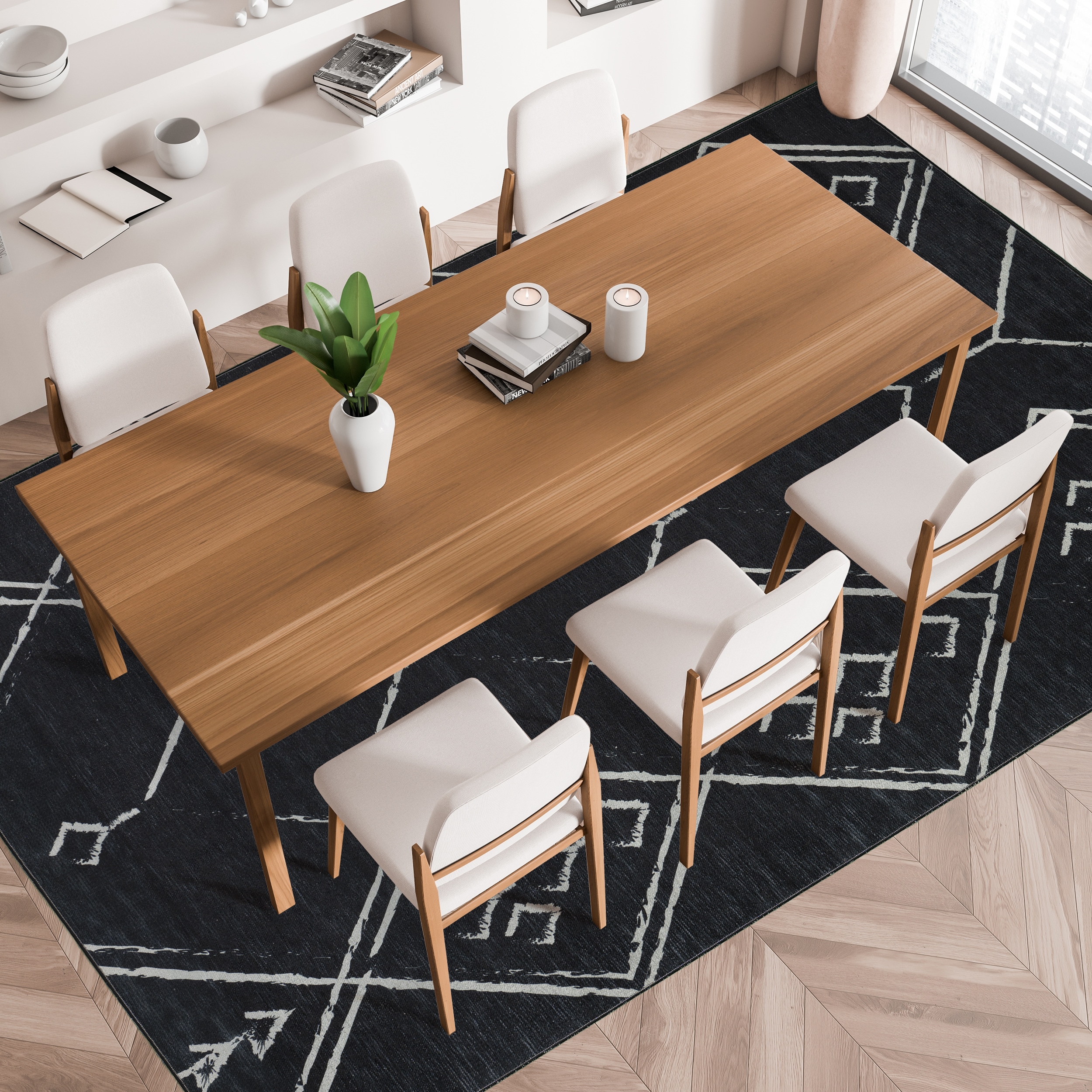 Playa Rug PLY-ASP-BLK-6X9 rugs - View #5