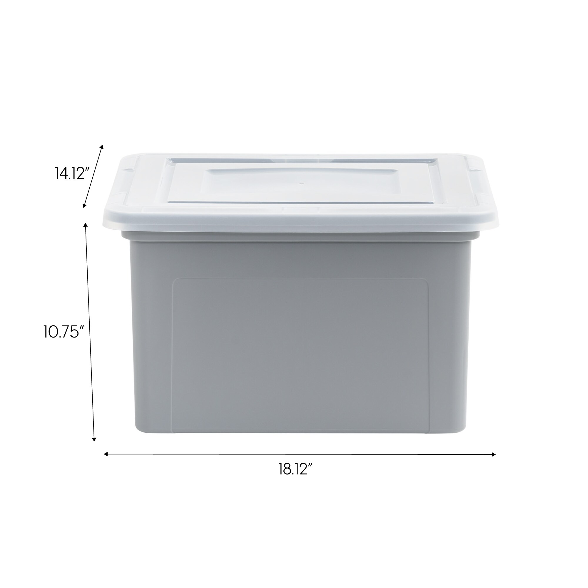 IRIS 500166 Plastic-Storage-Totes - View #9