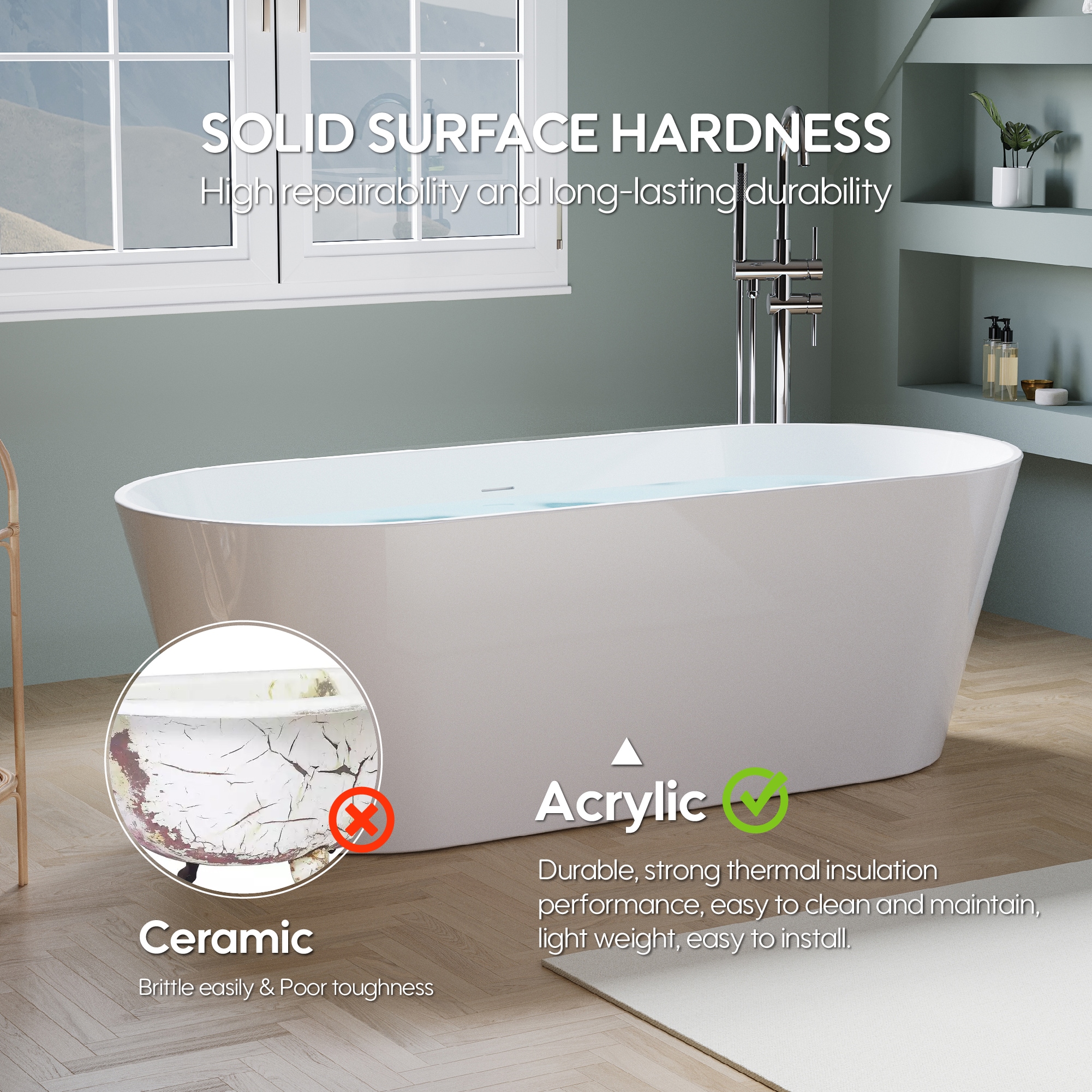 WELLFOR TO-ED-BV30GYBK bathtubs - View #11