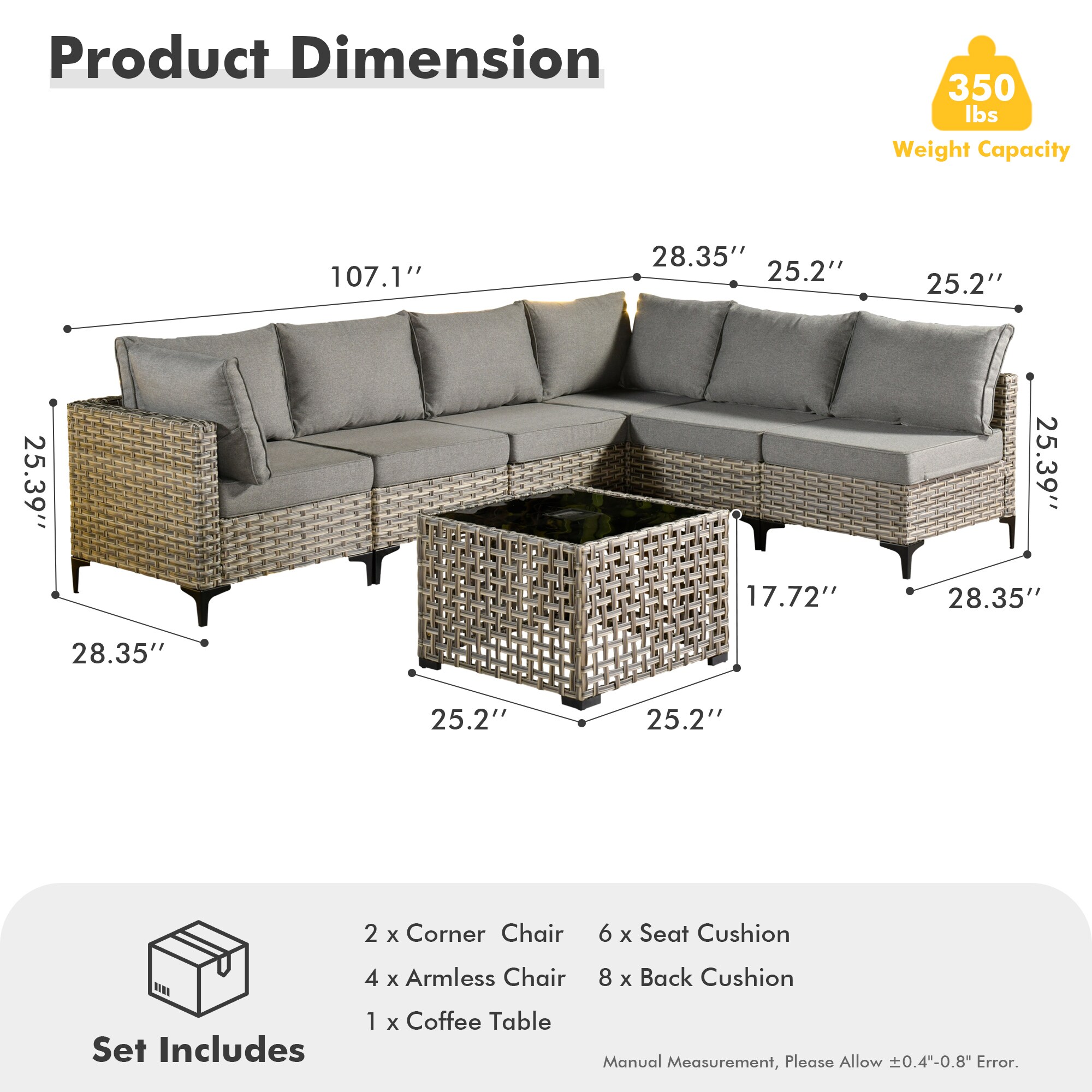 Ovios SK207 Patio-Conversation-Sets - View #7