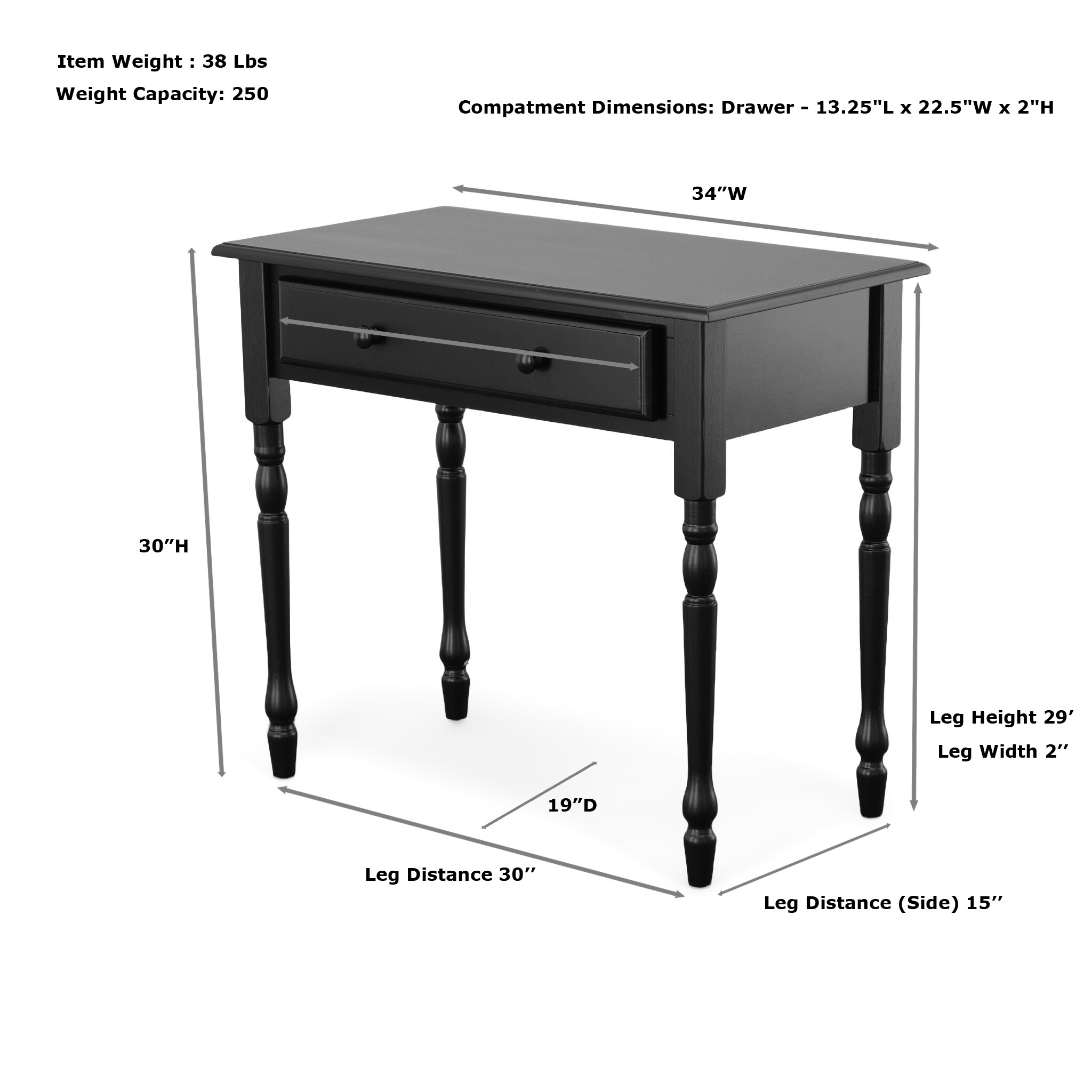 Carolina Cottage 3419-AP desks - View #11