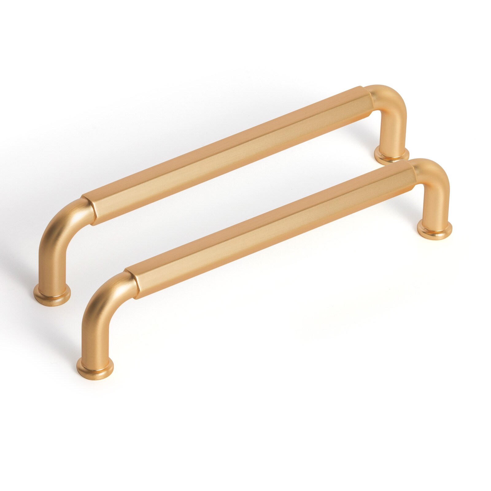 Miaokesen 2201CB-128 5-1/16-in , 128mm Center to Center Champagne Brown Arch Handle 6 -Pack