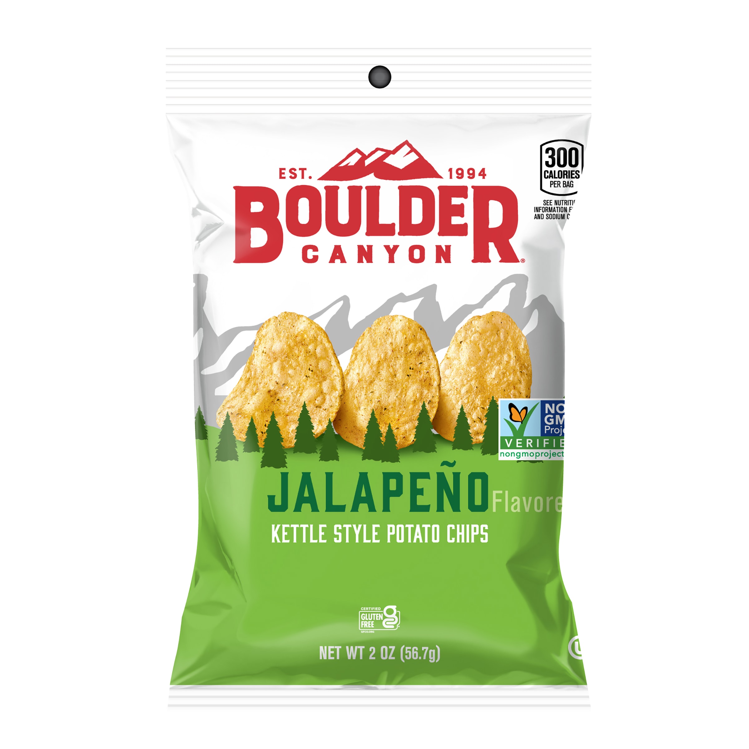 BOULDER CANYON PBR12506 2-oz. Potato chips/snacks