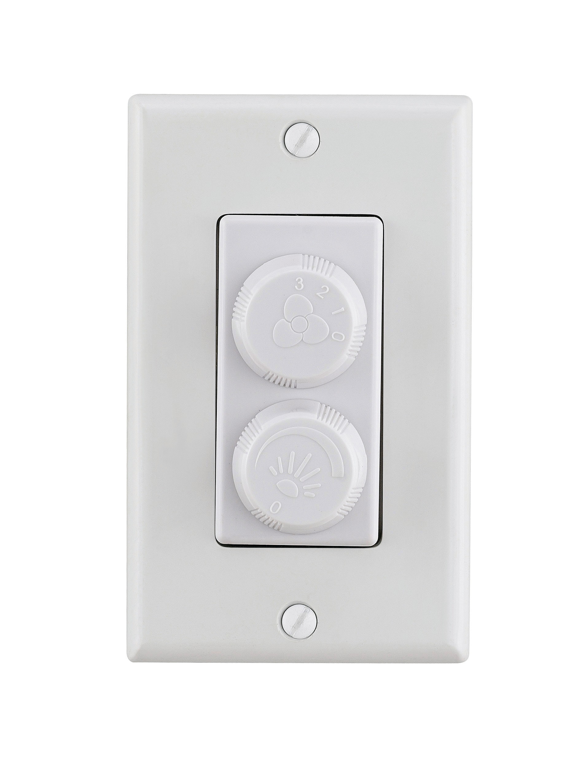 Fanimation CW60WH 3-Speed White Outdoor Wall-mount Ceiling Fan Switch
