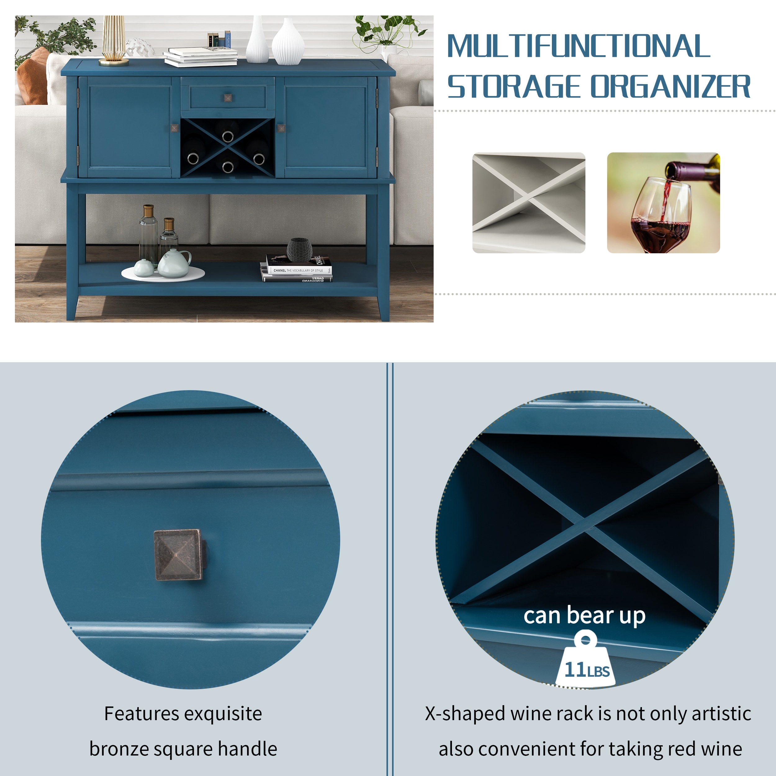 WELLFOR TRX-028AM Console-Sofa-Tables - View #4