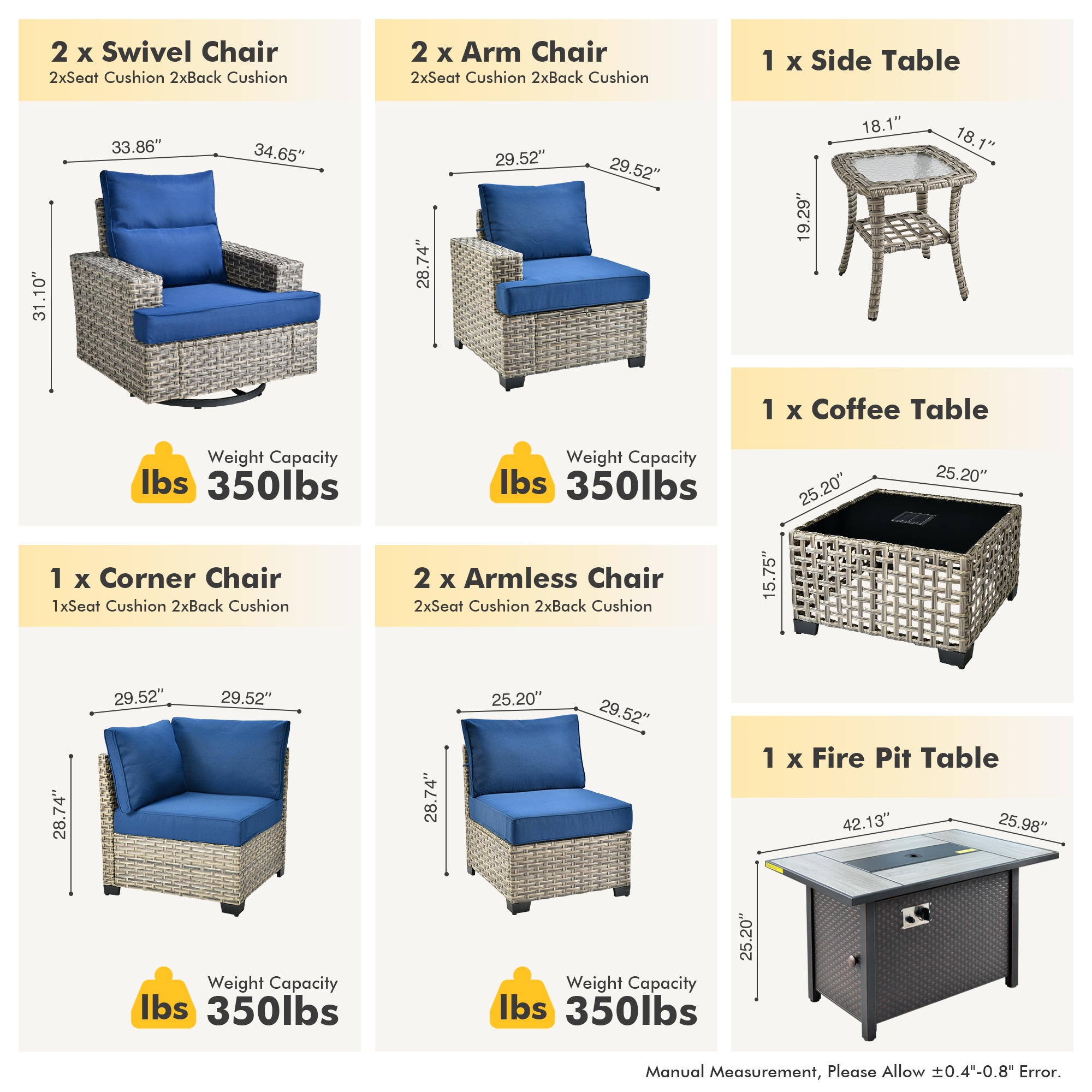 Pouuin SDFPTYZBS709 Patio-Sofas-Daybeds - View #2