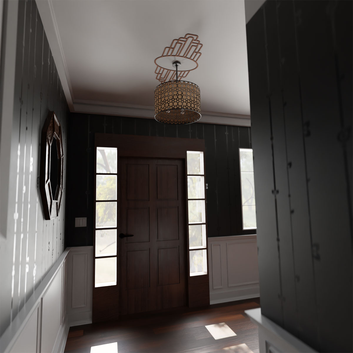 Ekena Millwork CMWP28X14X0375EBMF Ceiling-Medallions - View #5